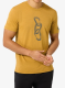 Tričko s potiskem Super.natural Carabineri Tee - dried tobacco/c.mere grey mel