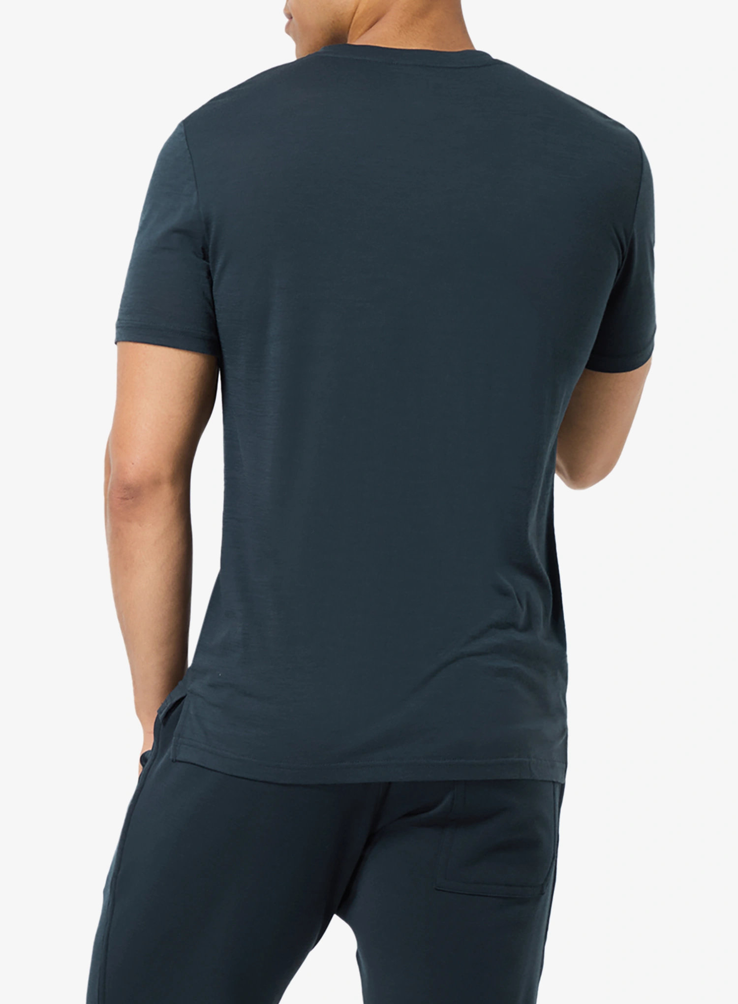 Tričko s potiskem Super.natural Hiking Tee - blueberry/feather grey