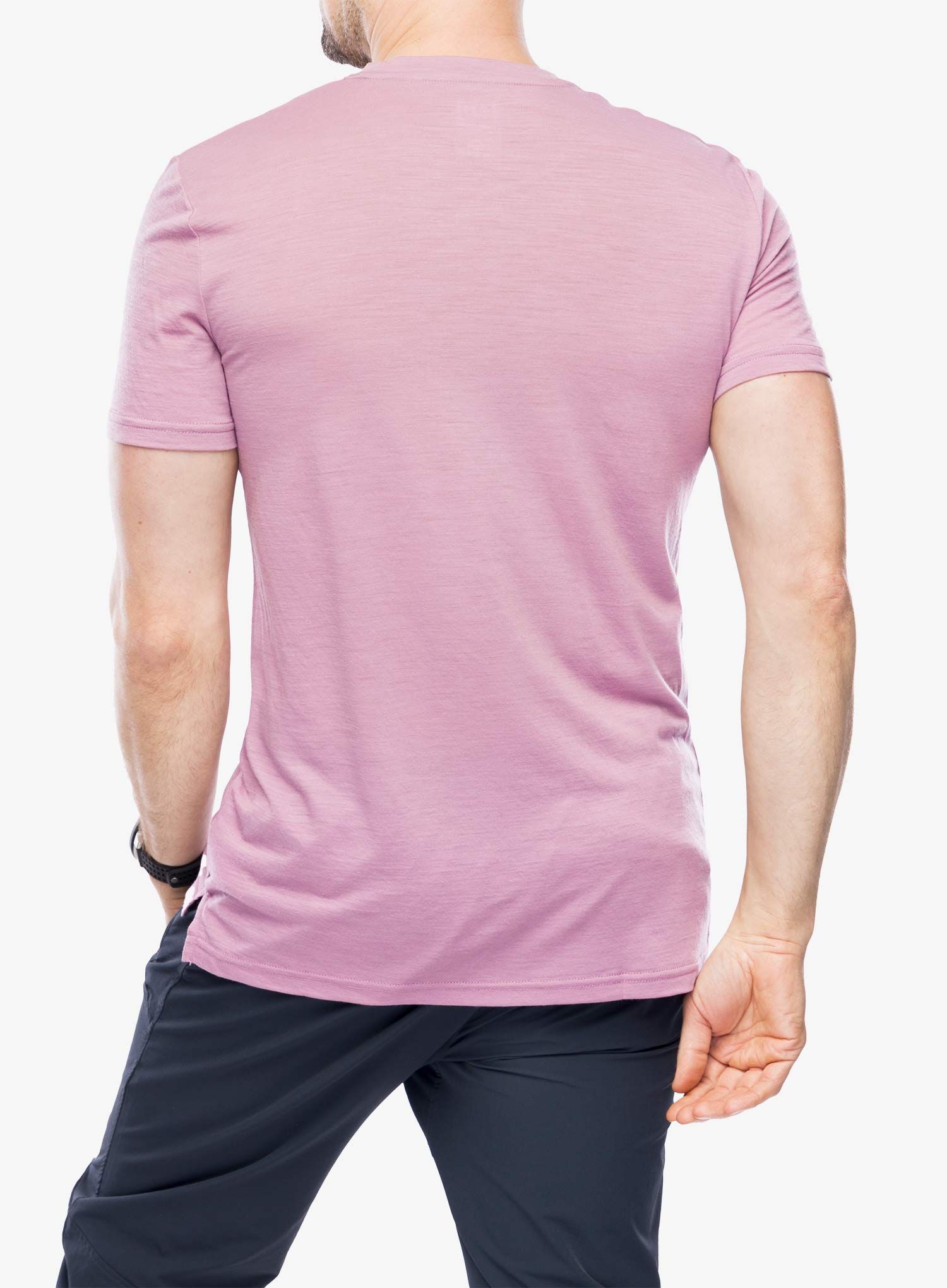 Tričko s potiskem Super.natural Landi Tee - orchid/night shadow blue
