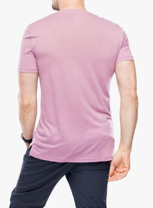 Tričko s potiskem Super.natural Landi Tee - orchid/night shadow blue