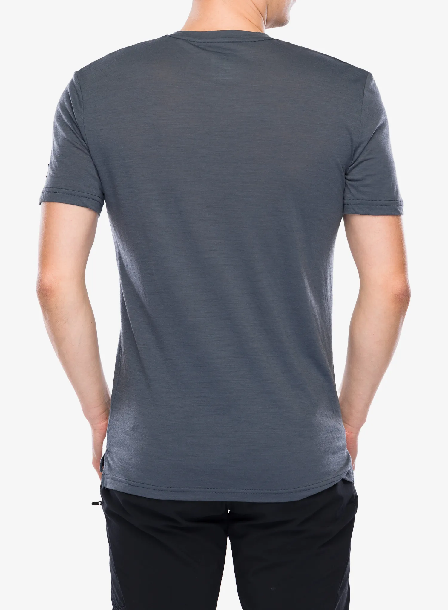 Tričko s potiskem Super.natural Mountain Vibes Tee - turbulence blue/various
