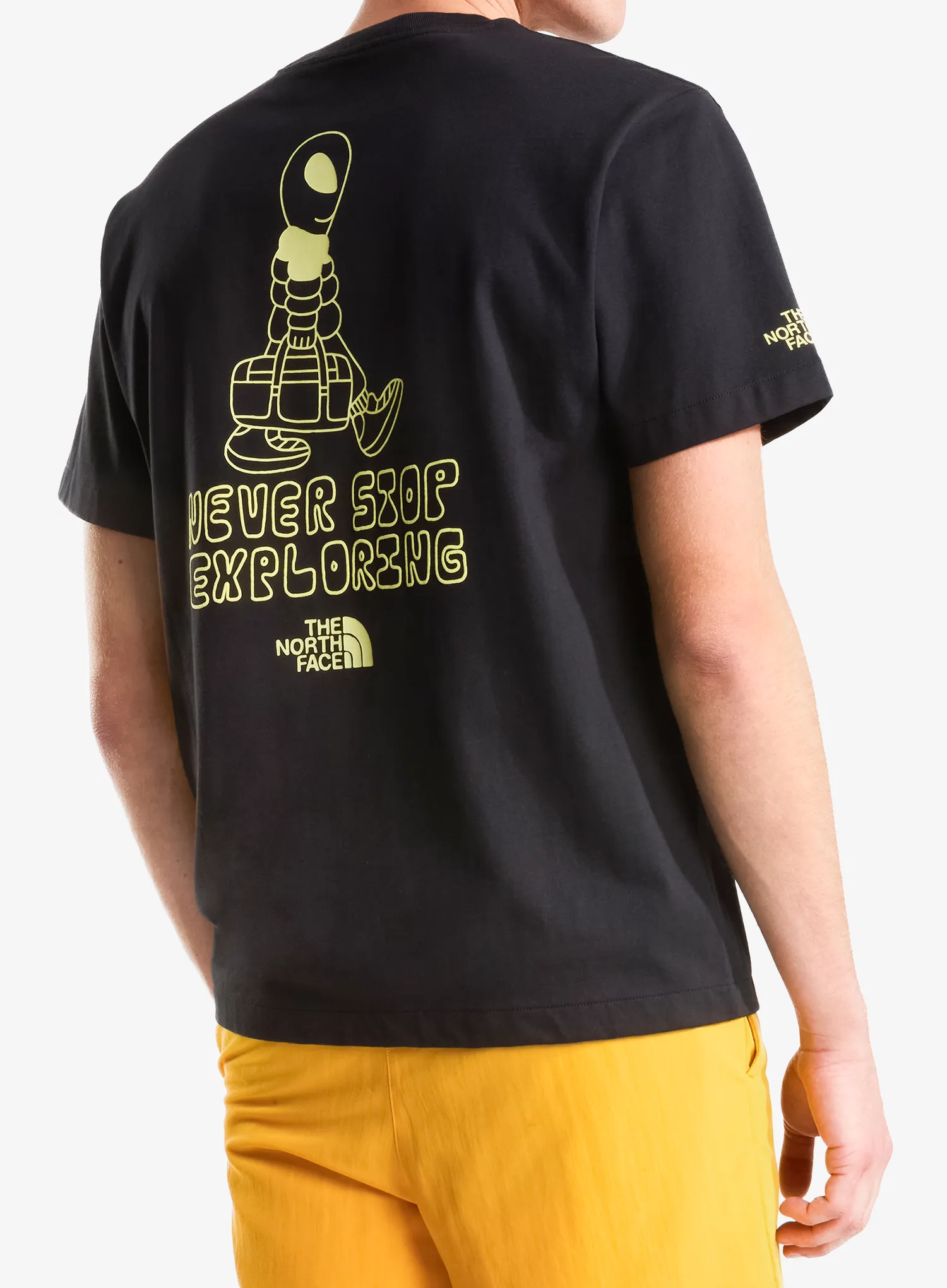 Tričko s potiskem The North Face Alien  Relaxed Short Sleeve Tee - tnf black