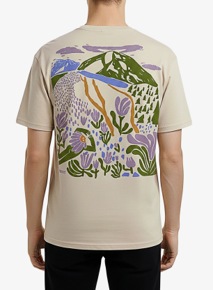Tričko s potiskem Turbat Krokusy T-Shirt - bog lime