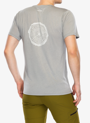 Tričko s potiskem Viking Rune Bamboo - light grey