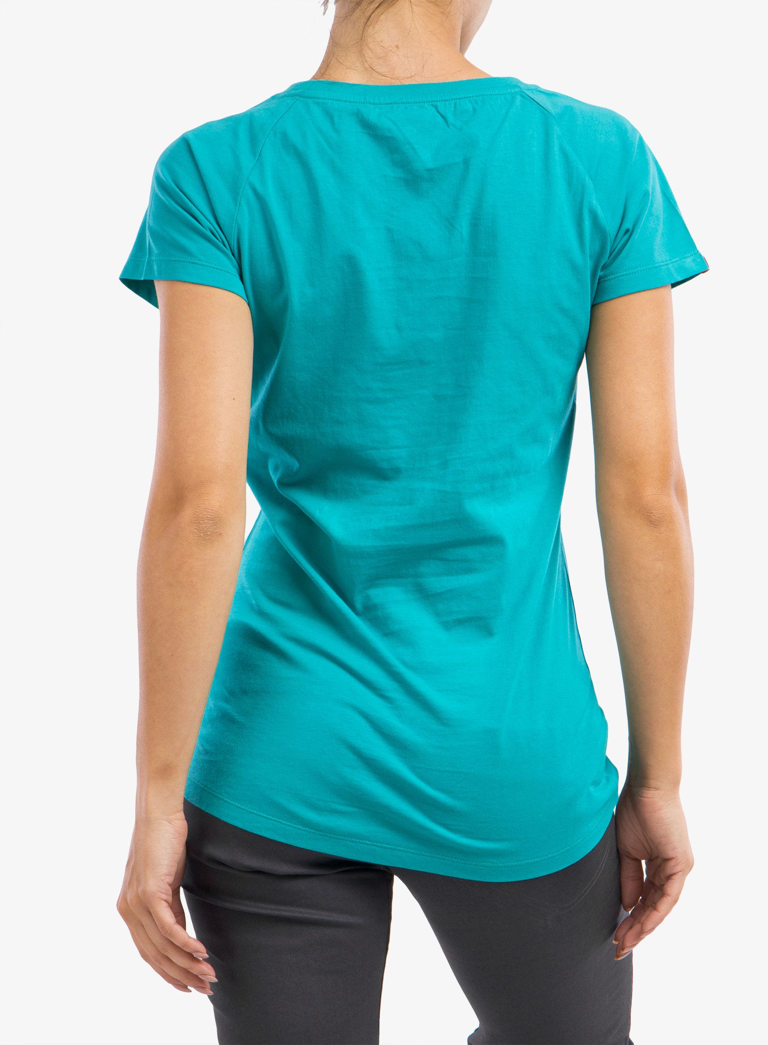 Dámské bavlněné tričko Ocun Raglan T - green porcelain