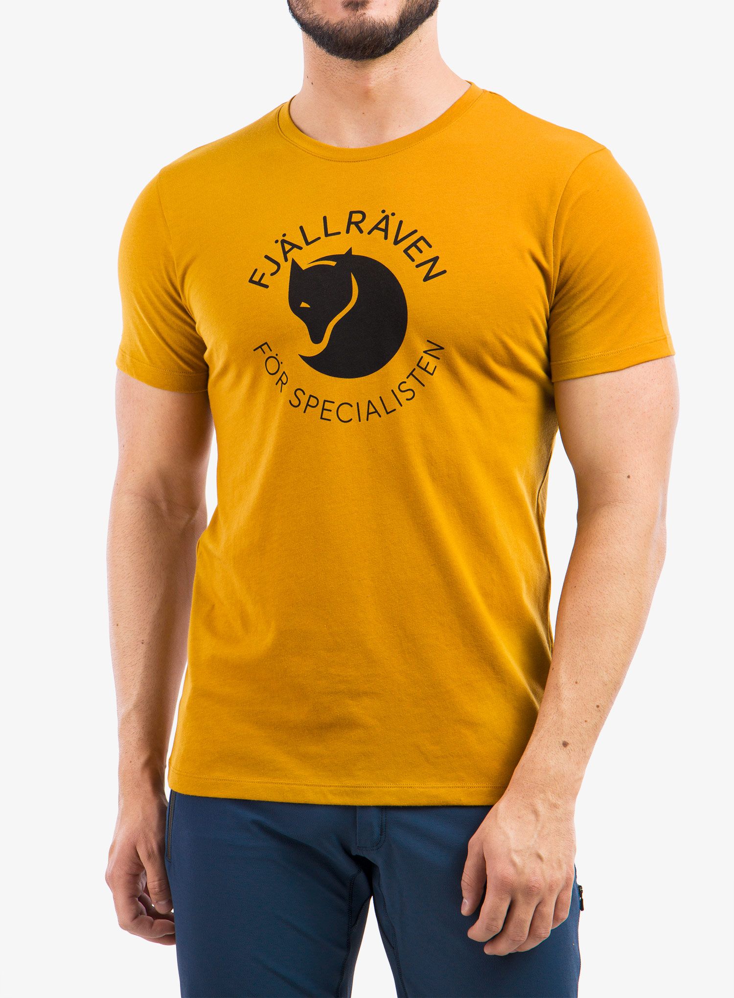 Bavlněné tričko Fjallraven Fjallraven Fox T-shirt - acorn