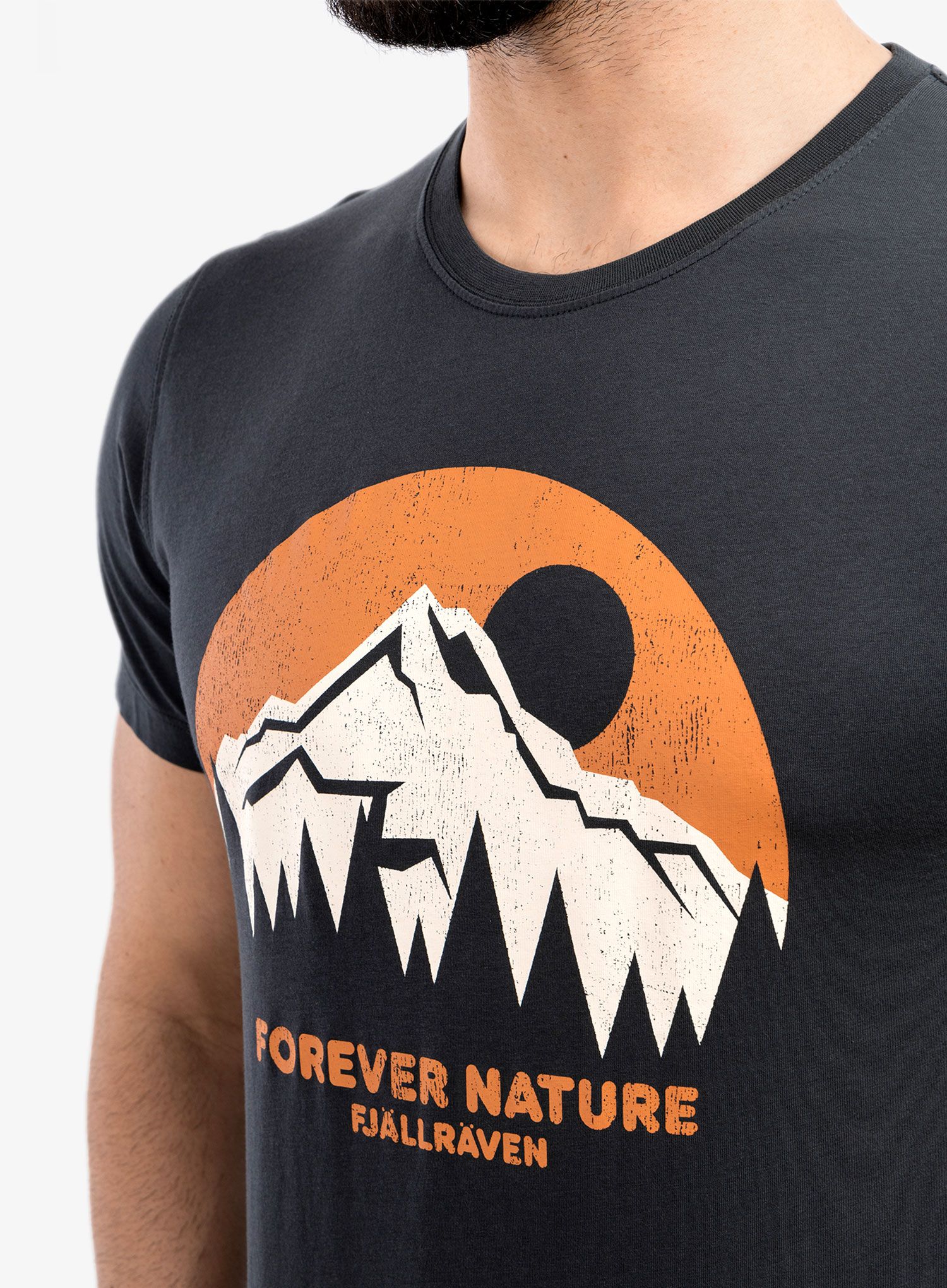 Bavlněné tričko Fjallraven Nature T-shirt - dark navy