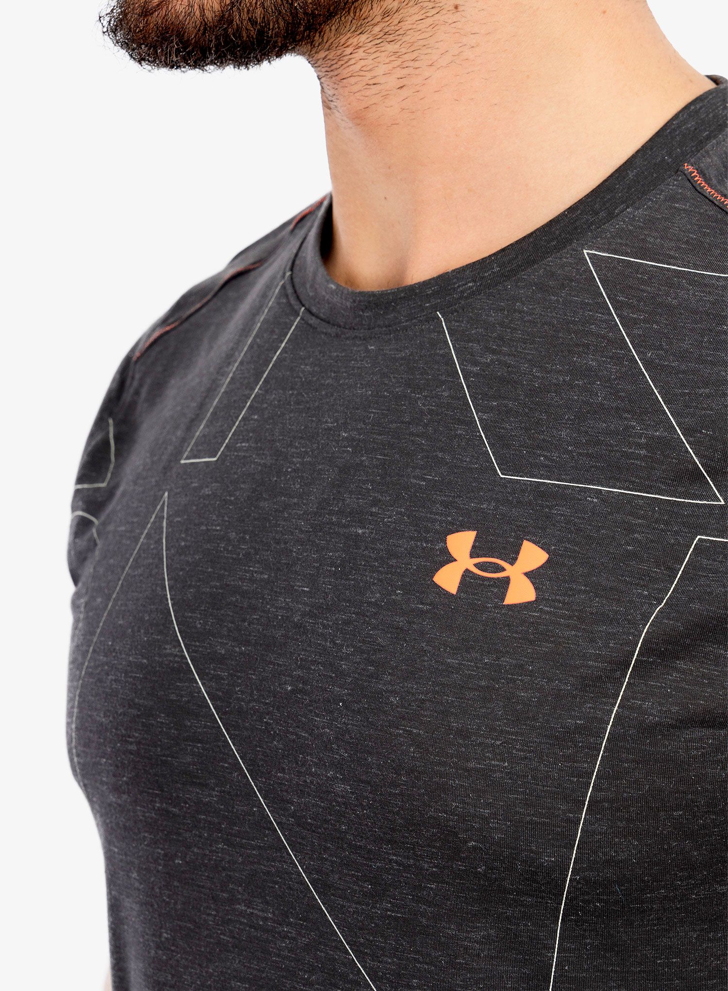 Běžecké tričko Under Armour Breeze 2.0 Trail Tee - gray/stone/beta