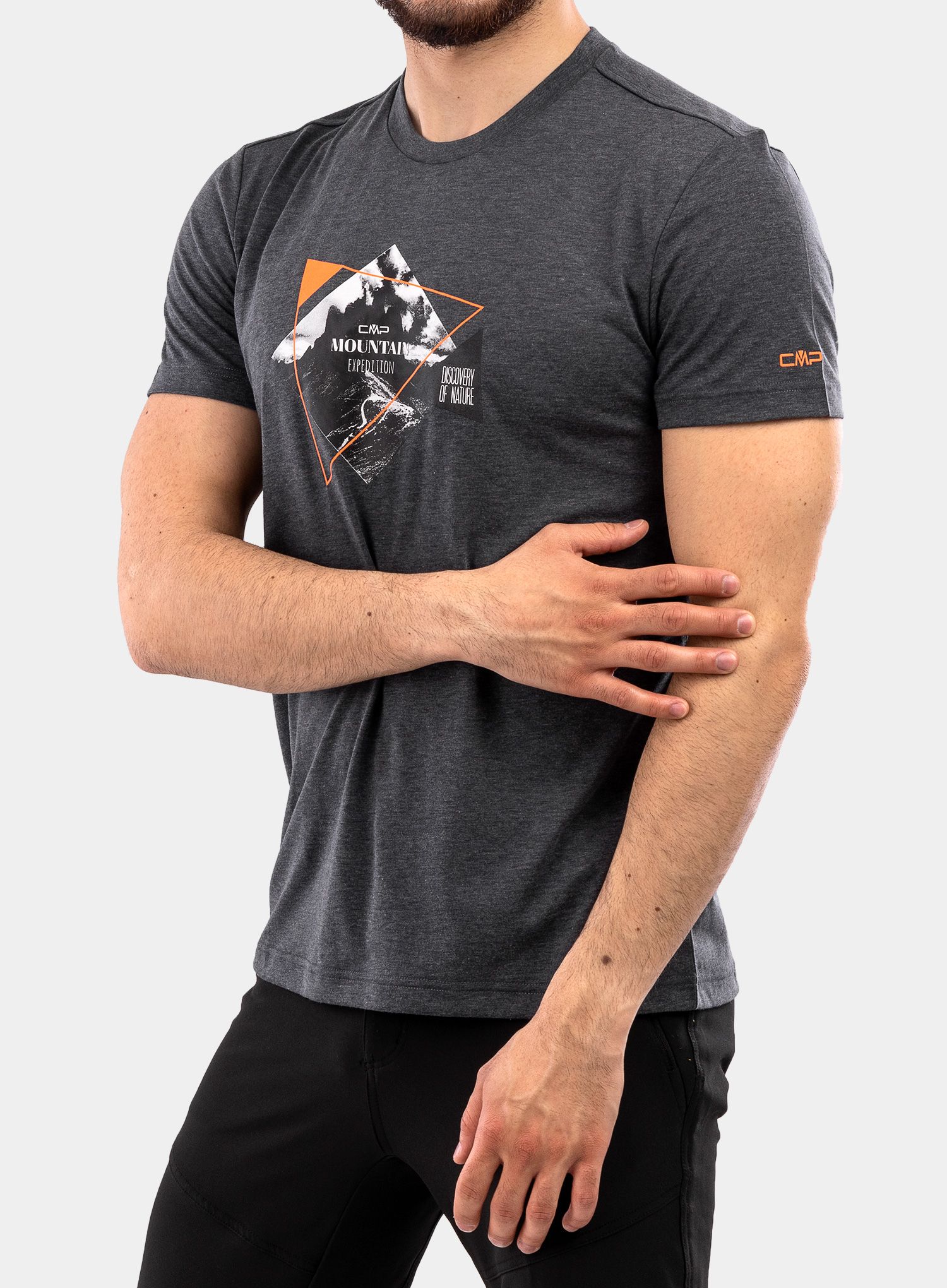 Rychleschnoucí tričko CMP Gael T-Shirt - antracite m.