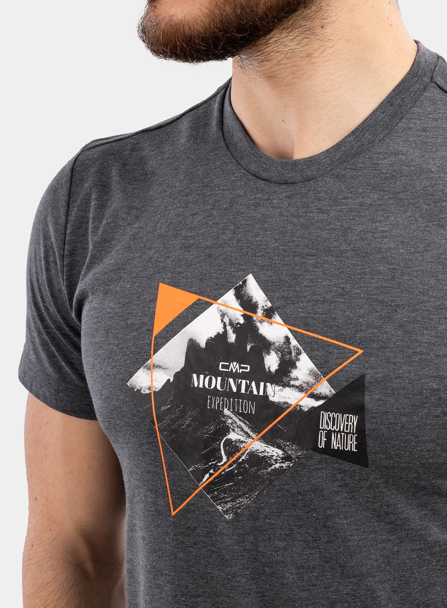 Rychleschnoucí tričko CMP Gael T-Shirt - antracite m.