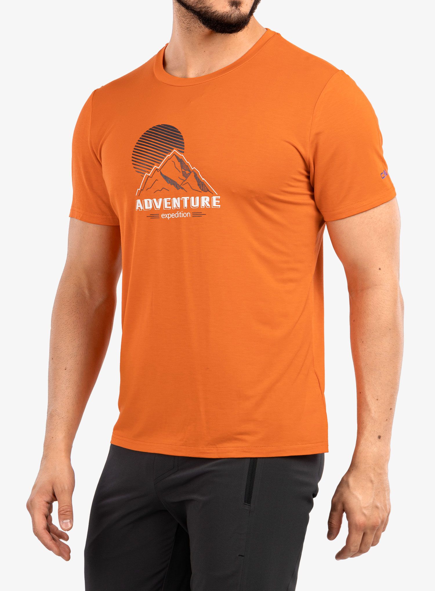 Tričko CMP Verte T-Shirt Bamboo Jersey - arancio/antracite
