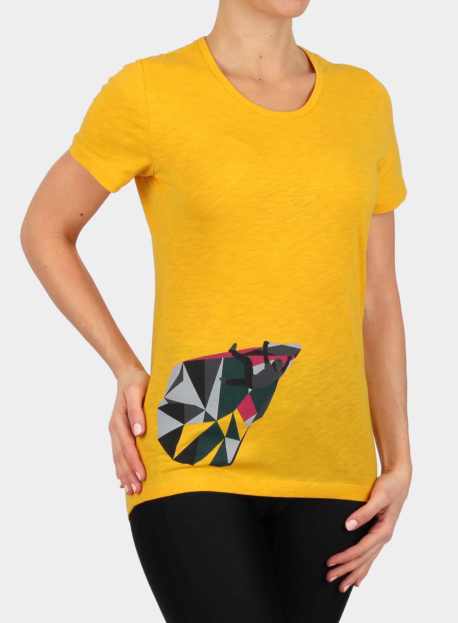 Dámské tričko Edelrid Highball T-Shirt IV - yellow