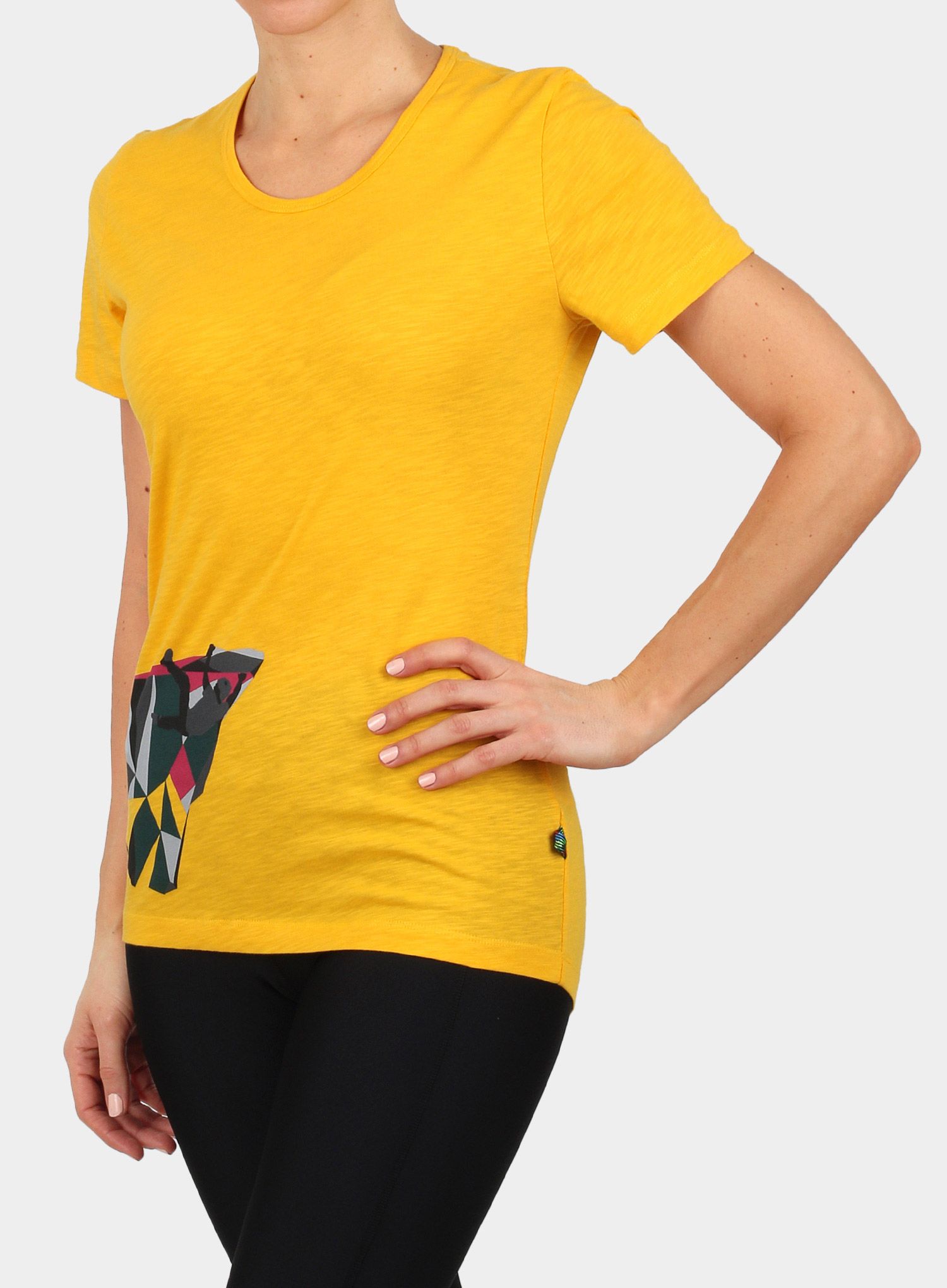 Dámské tričko Edelrid Highball T-Shirt IV - yellow