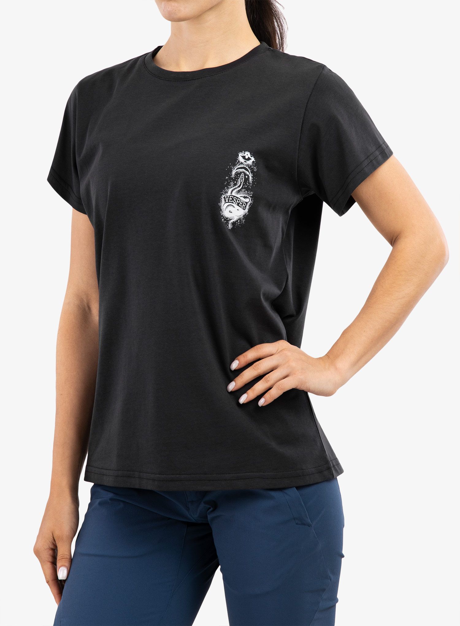 Dámské tričko Majesty Classic Lady T-Shirt Vesper - blk
