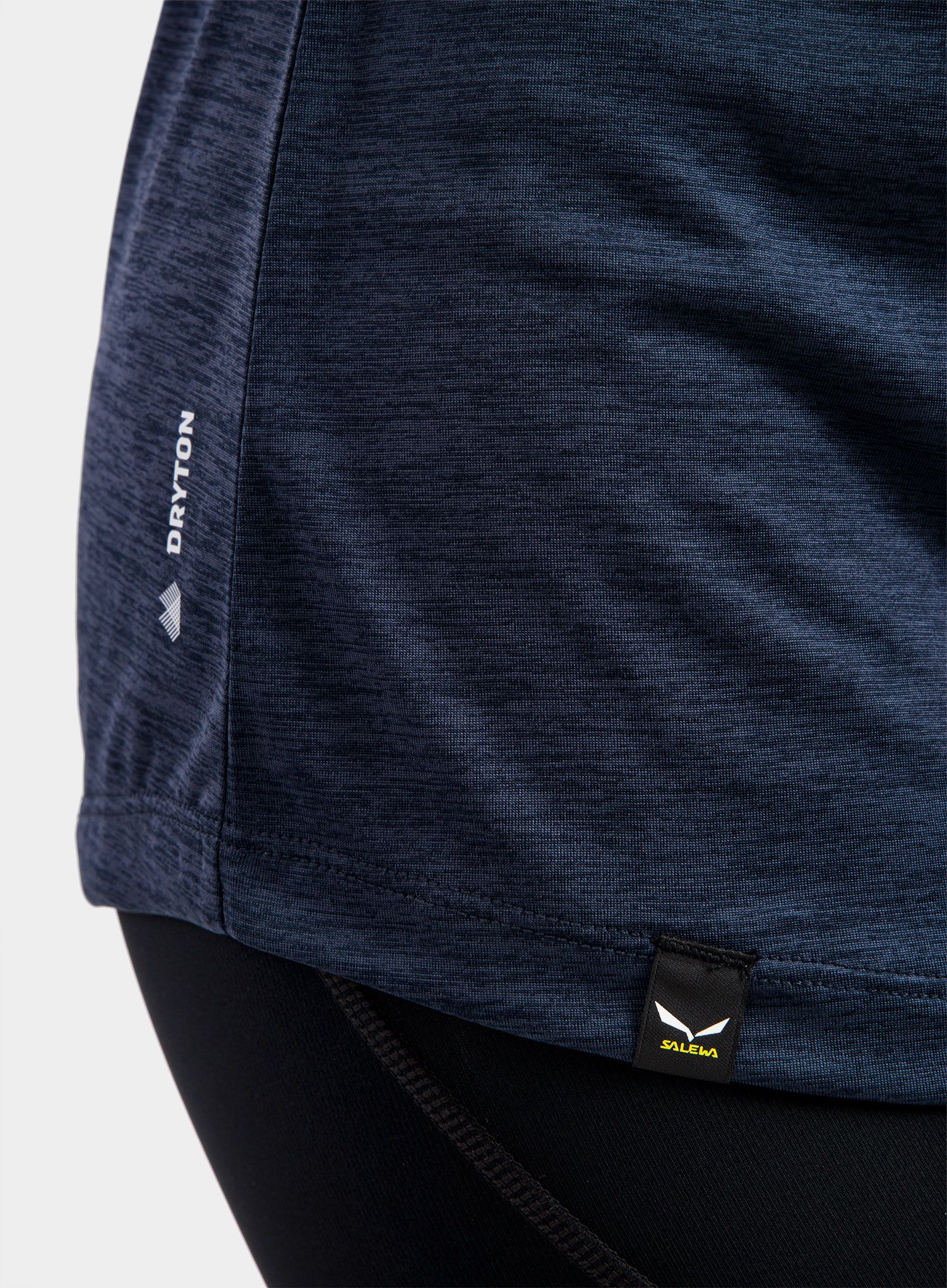 Dámské tričko Salewa Puez Melange Dry S/S Tee - navy bl. mel.