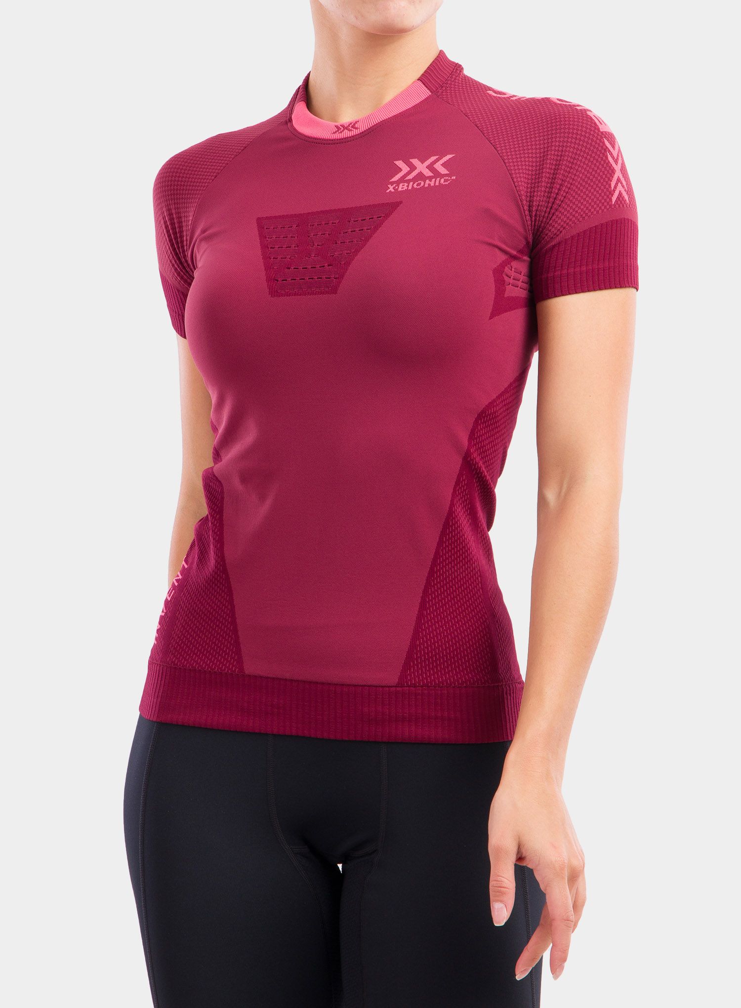 Dámské tričko X-Bionic Invent 4.0 Run Speed - namib red