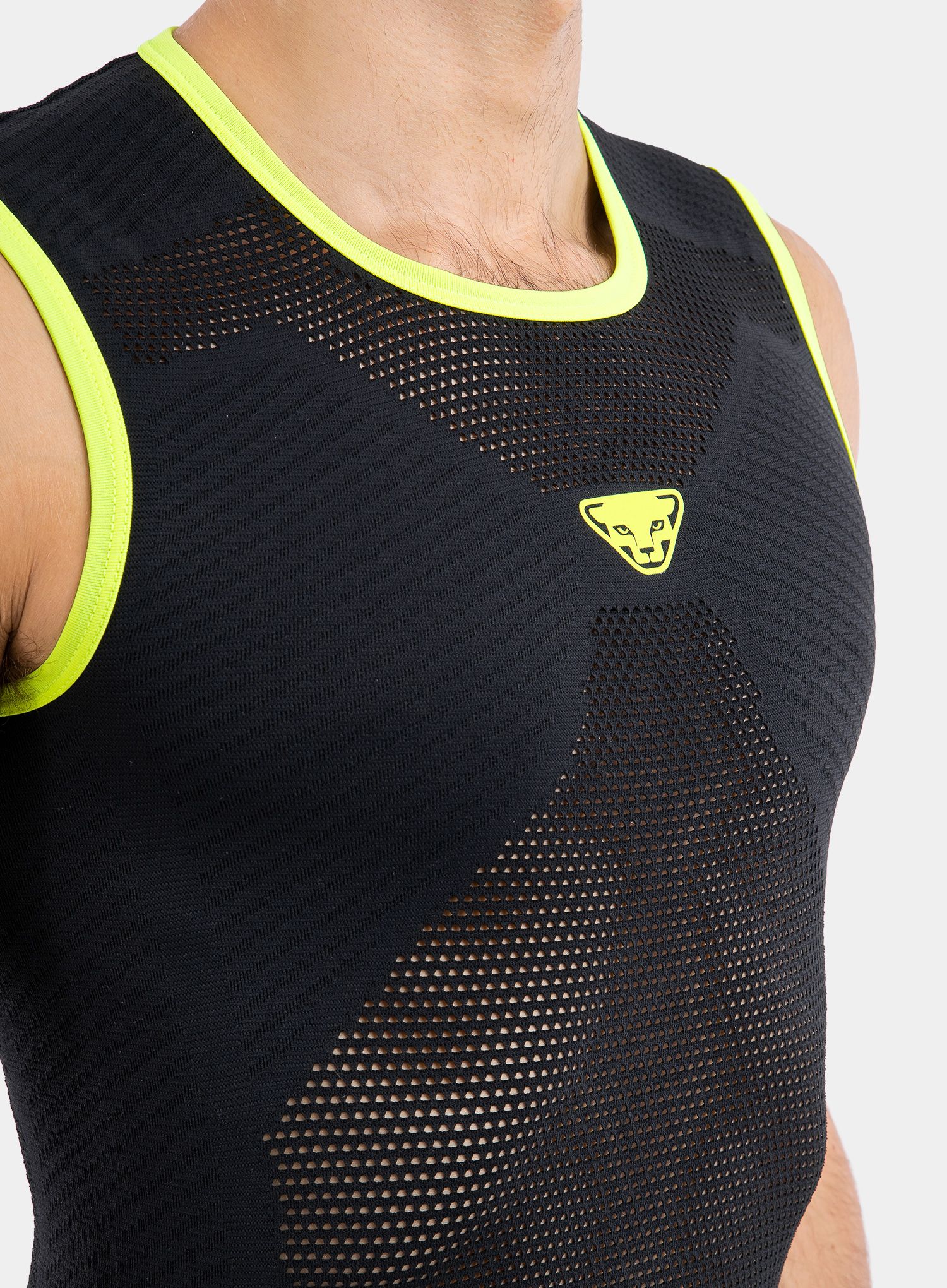 Tričko Dynafit Race Dryarn Net Top - black out