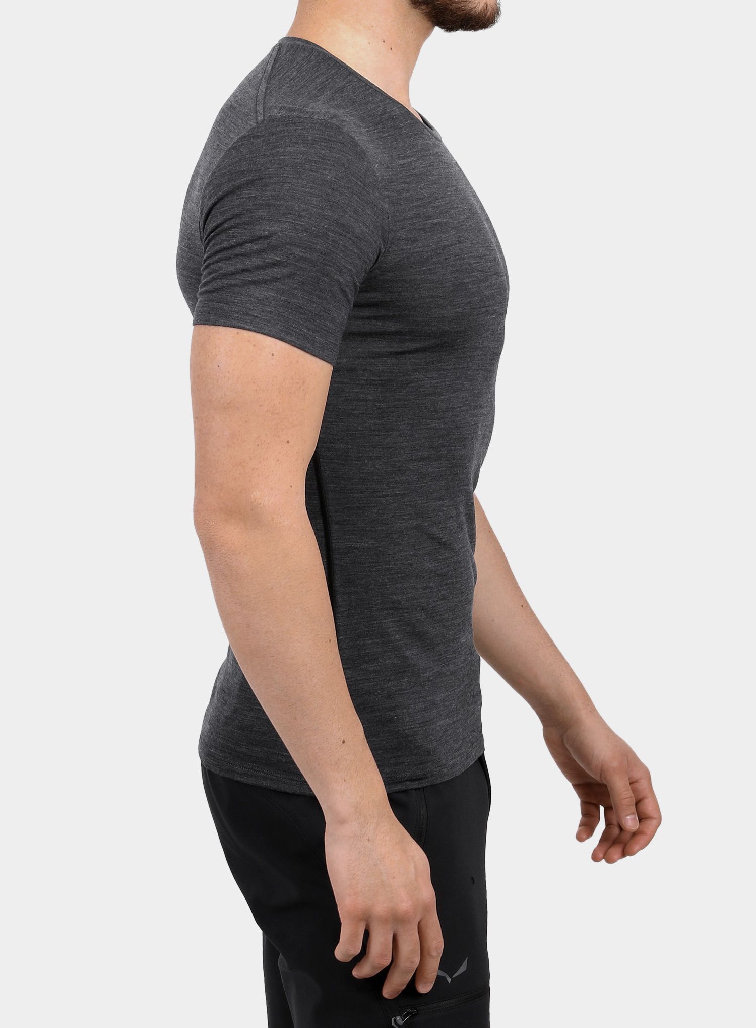Termoaktivní tričko Icebreaker Anatomica S/S Crewe - jet/blk