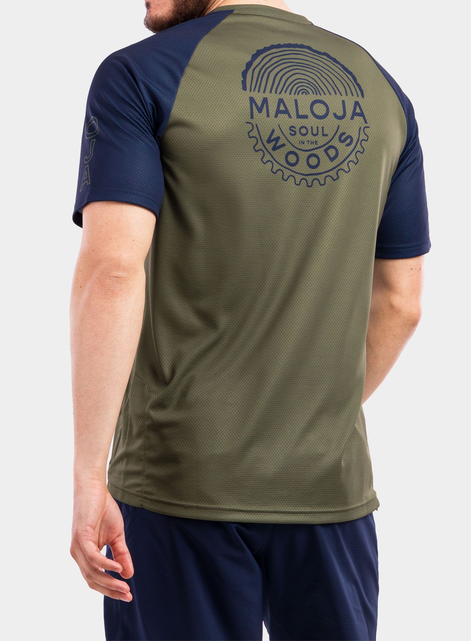 Tričko Maloja Stachelbeere Multi - moss