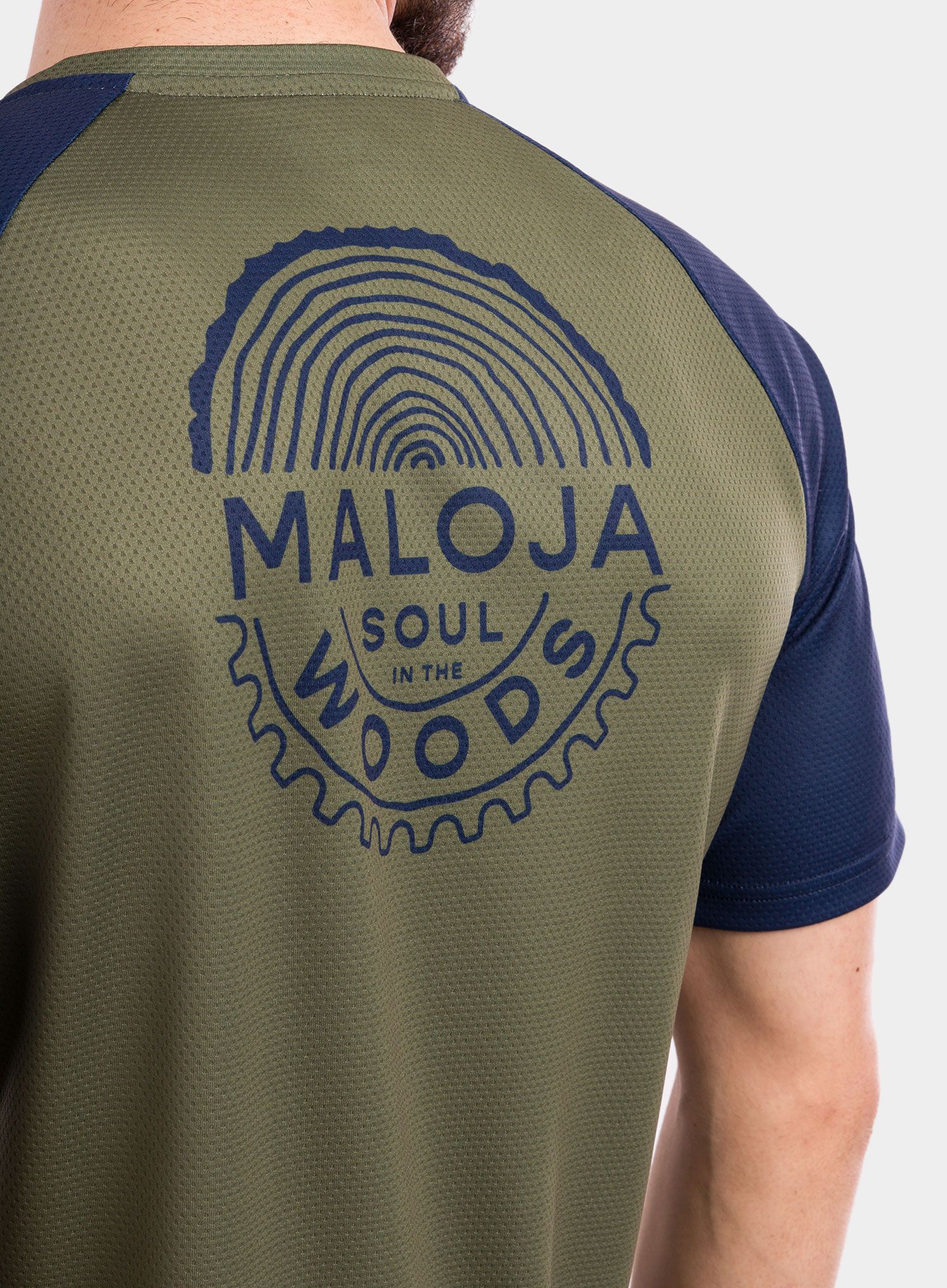 Tričko Maloja Stachelbeere Multi - moss