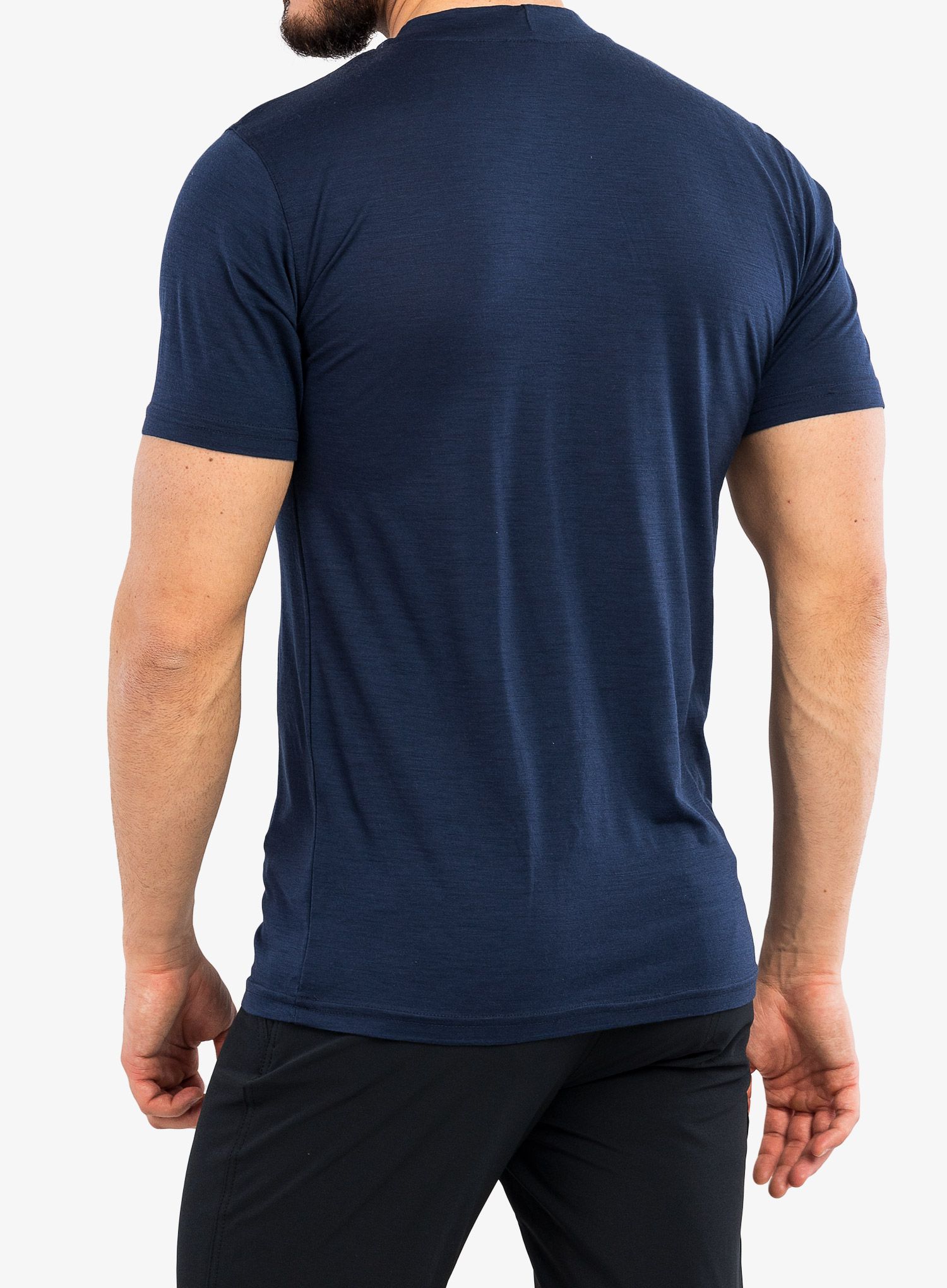 Merino tričko Sensor Merino Active PT Tee SS - deep blue mountains