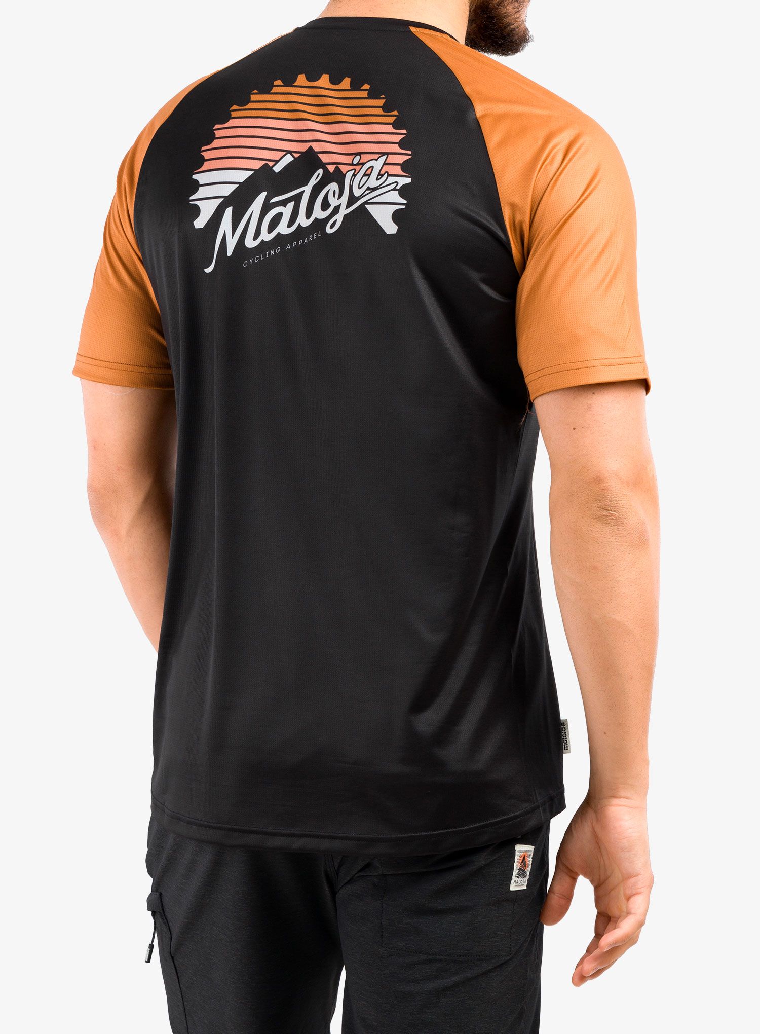 Tričko MTB Maloja Dentro Multi - moonless multi