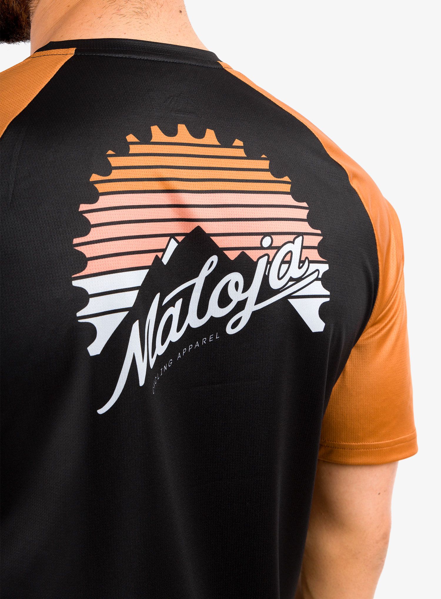 Tričko MTB Maloja Dentro Multi - moonless multi