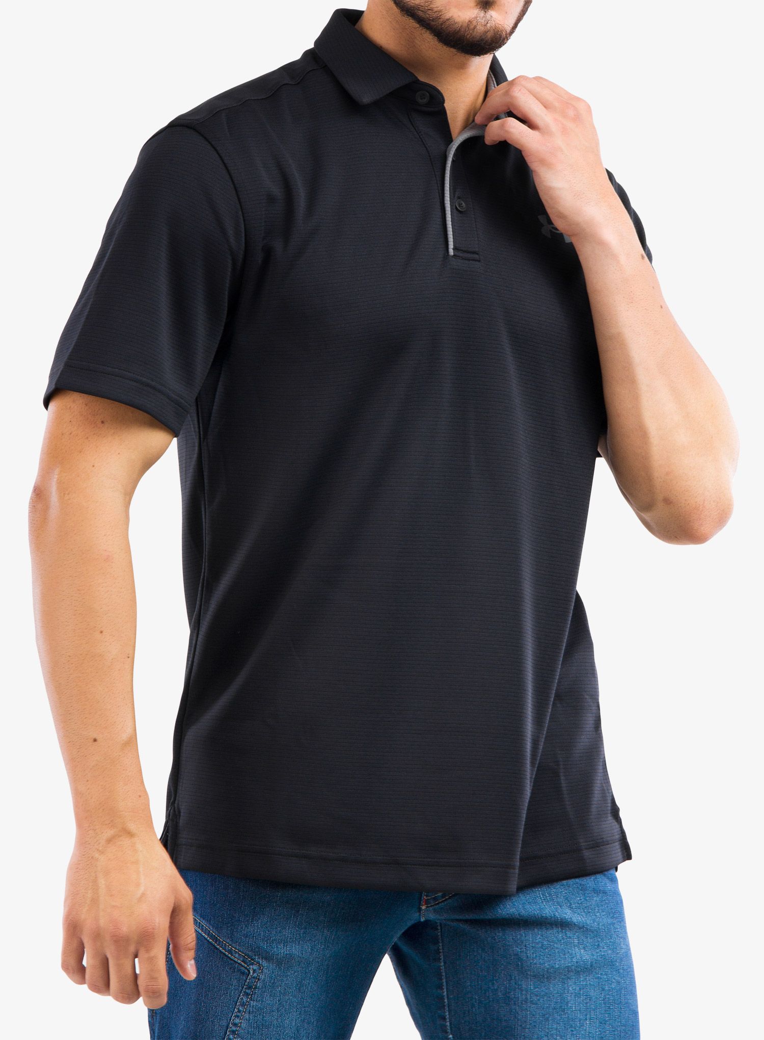 Polokošila Under Armour Tech Polo - black/graphite