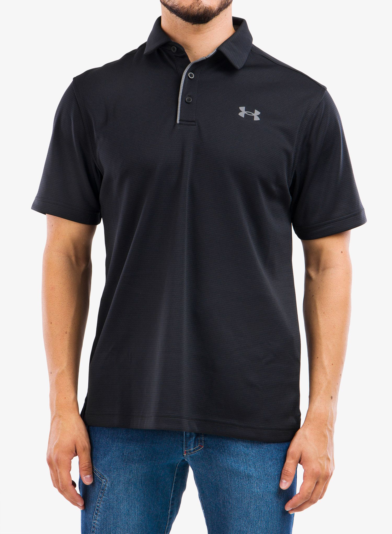 Polokošila Under Armour Tech Polo - black/graphite