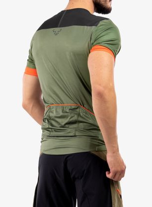 Cyklistické tričko Dynafit Ride Light 1/2 Zip Shirt - winter moss