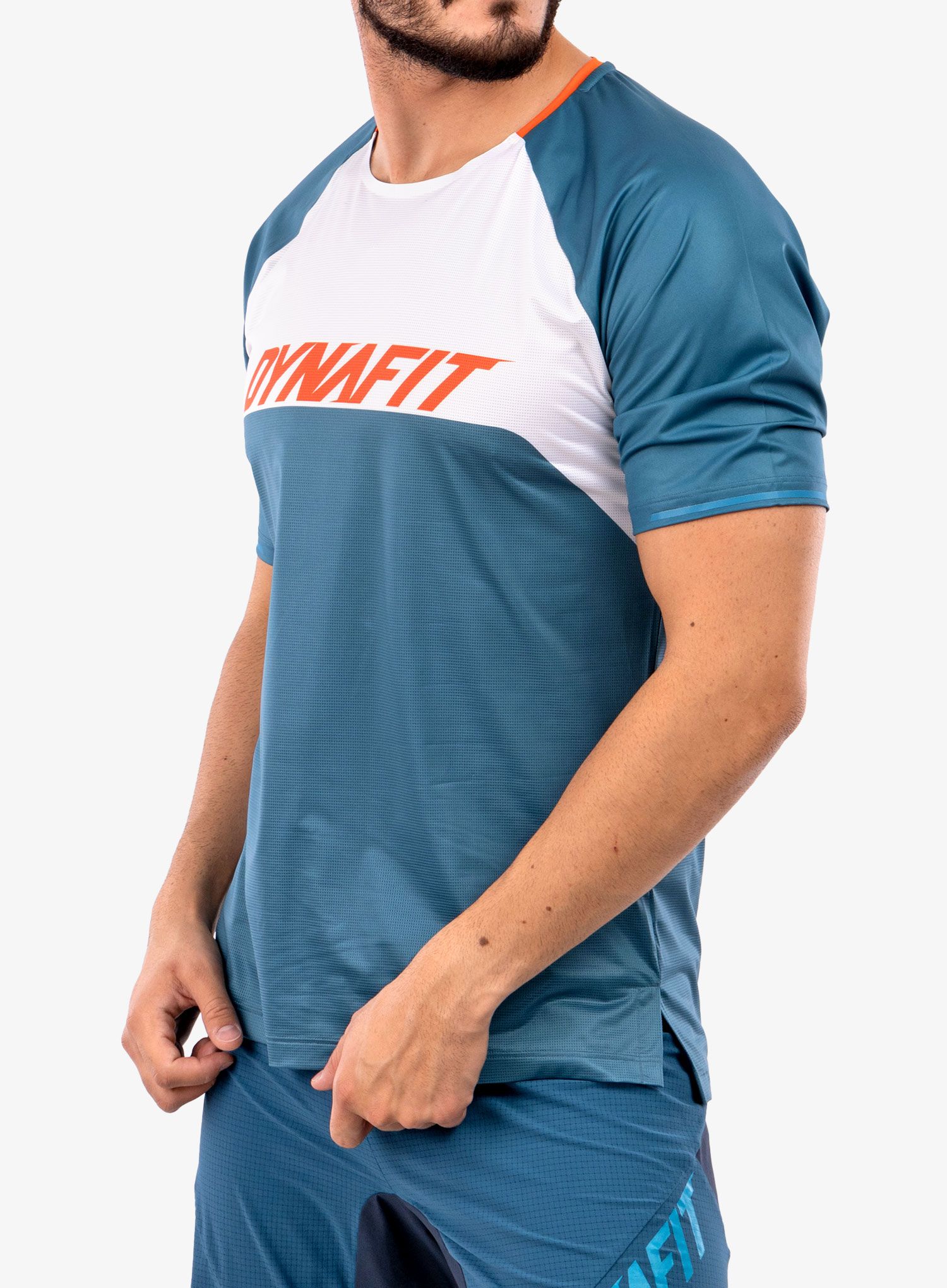 Cyklistické tričko Dynafit Ride Shirt - petrol/nimbus