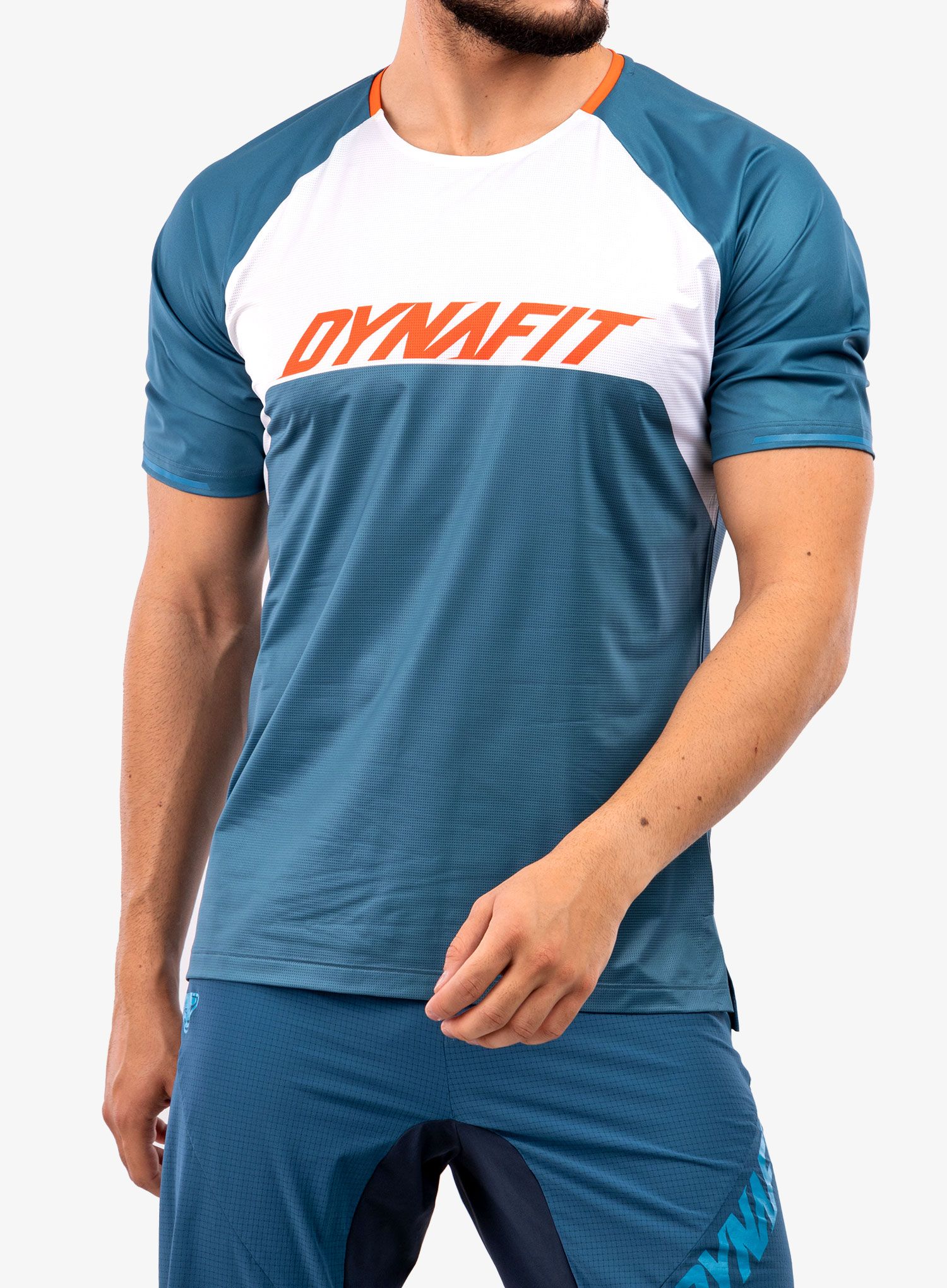 Cyklistické tričko Dynafit Ride Shirt - petrol/nimbus