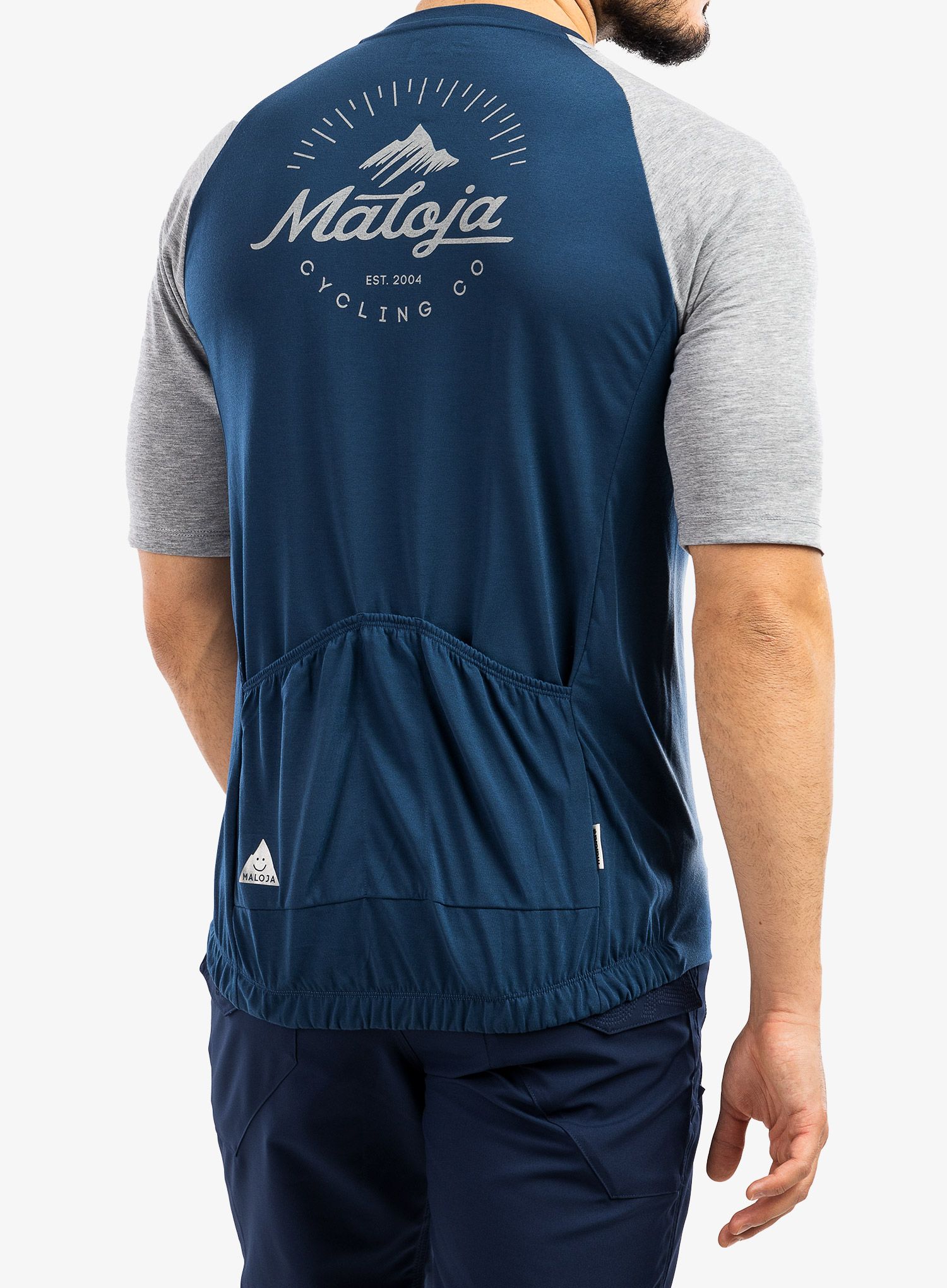 Cyklistické tričko Maloja Jupiterbart - midnight multi