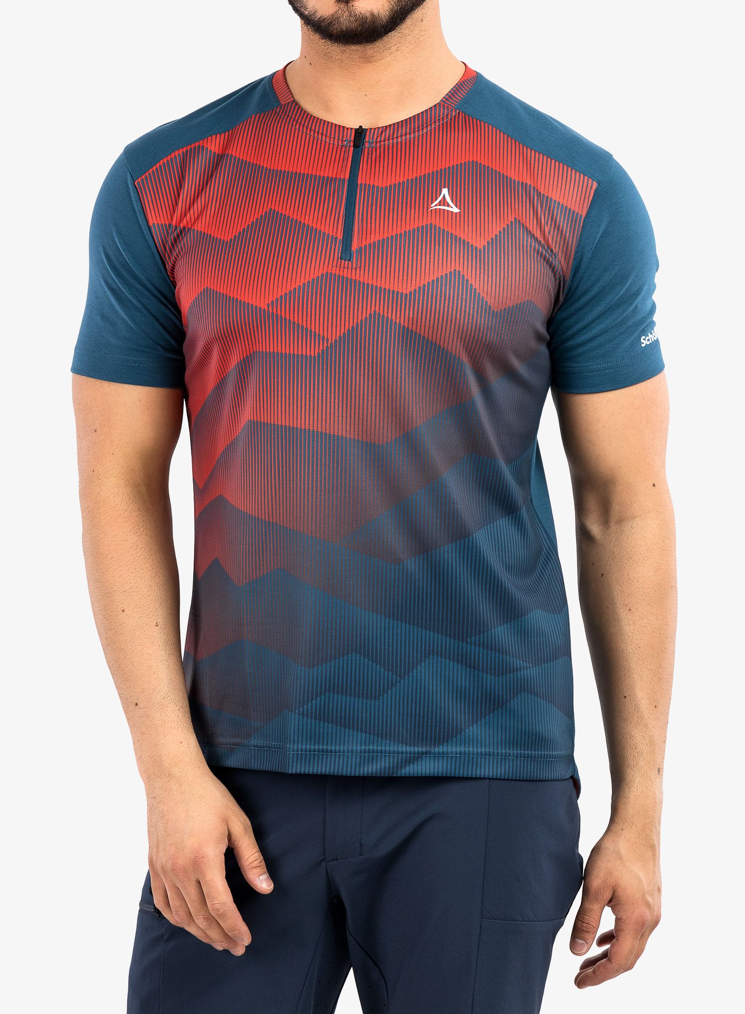 Cyklistické tričko Schoffel Shirt Proud - lakemount blue