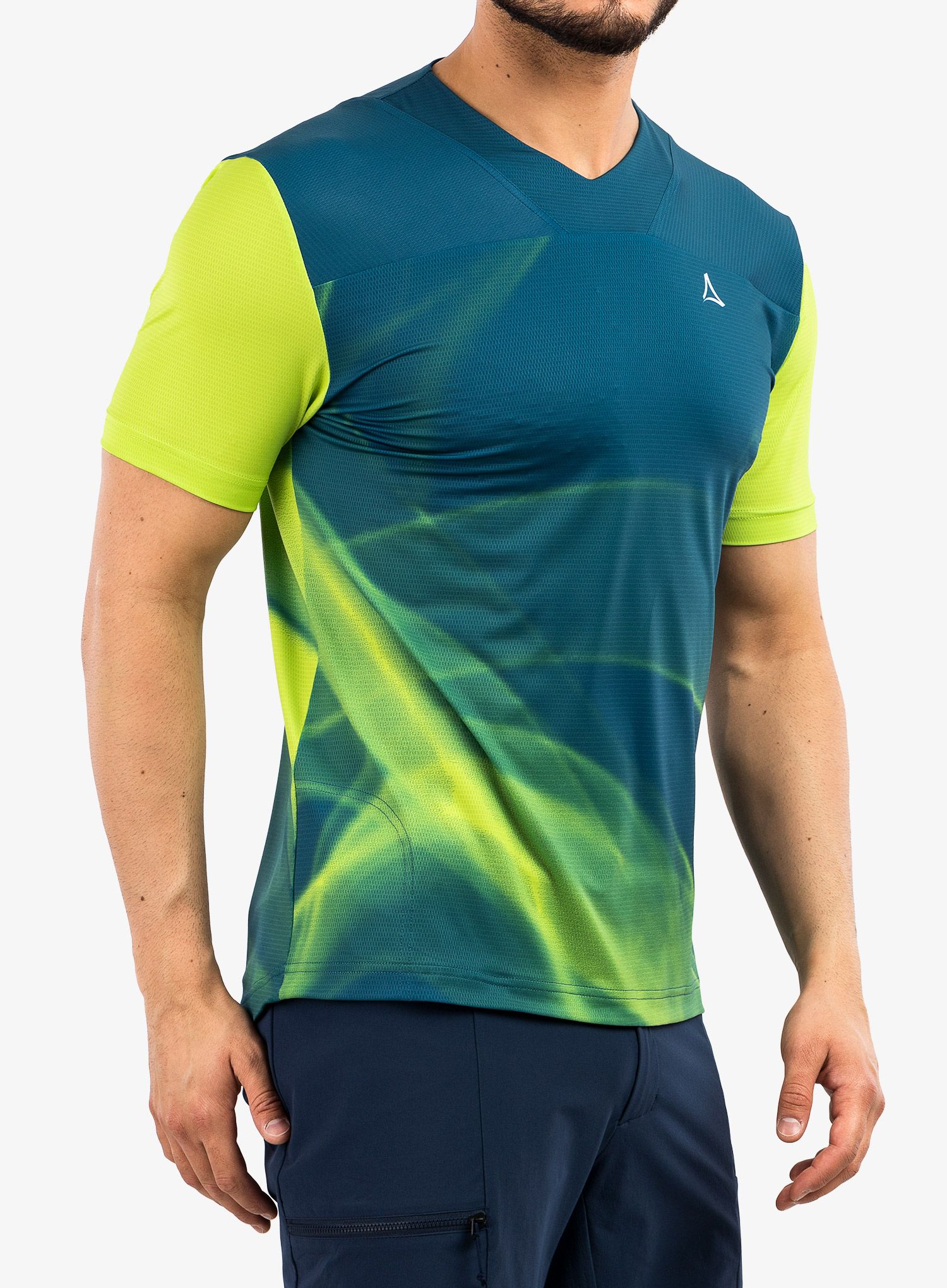 Cyklistické tričko Schoffel Shirt Runcatrail - lakemount blue