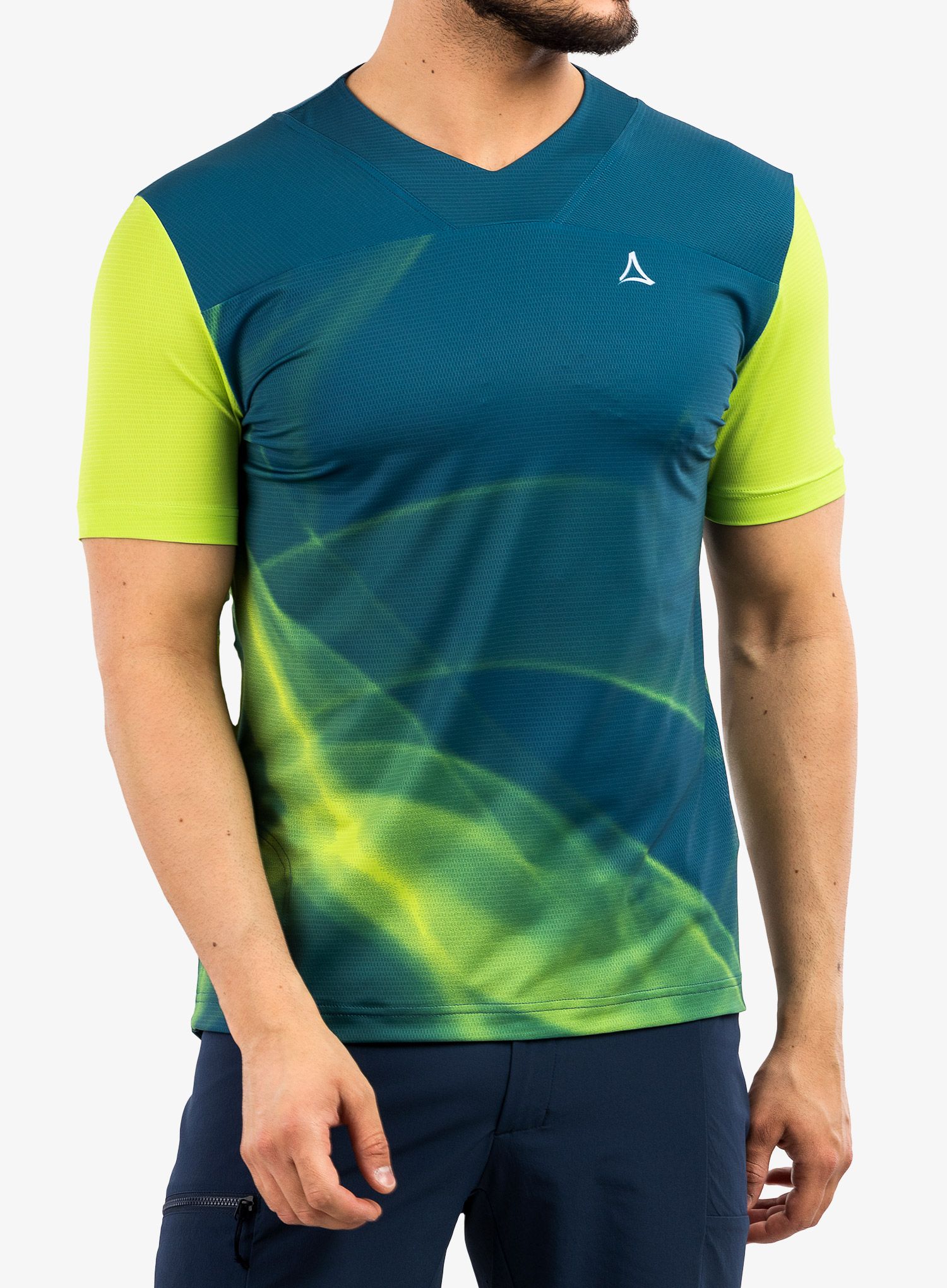 Cyklistické tričko Schoffel Shirt Runcatrail - lakemount blue