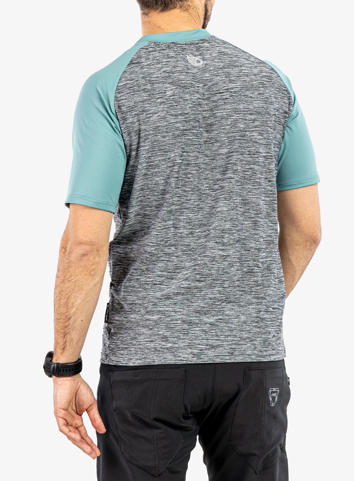 Cyklistické tričko Sensor Charger Jersey SS - grey/mint