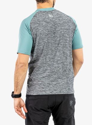 Cyklistické tričko Sensor Charger Jersey SS - grey/mint