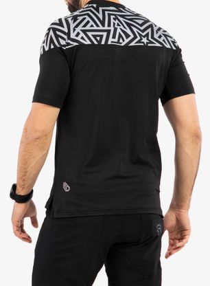 Cyklistické tričko Sensor Helium Jersey SS - black/stars