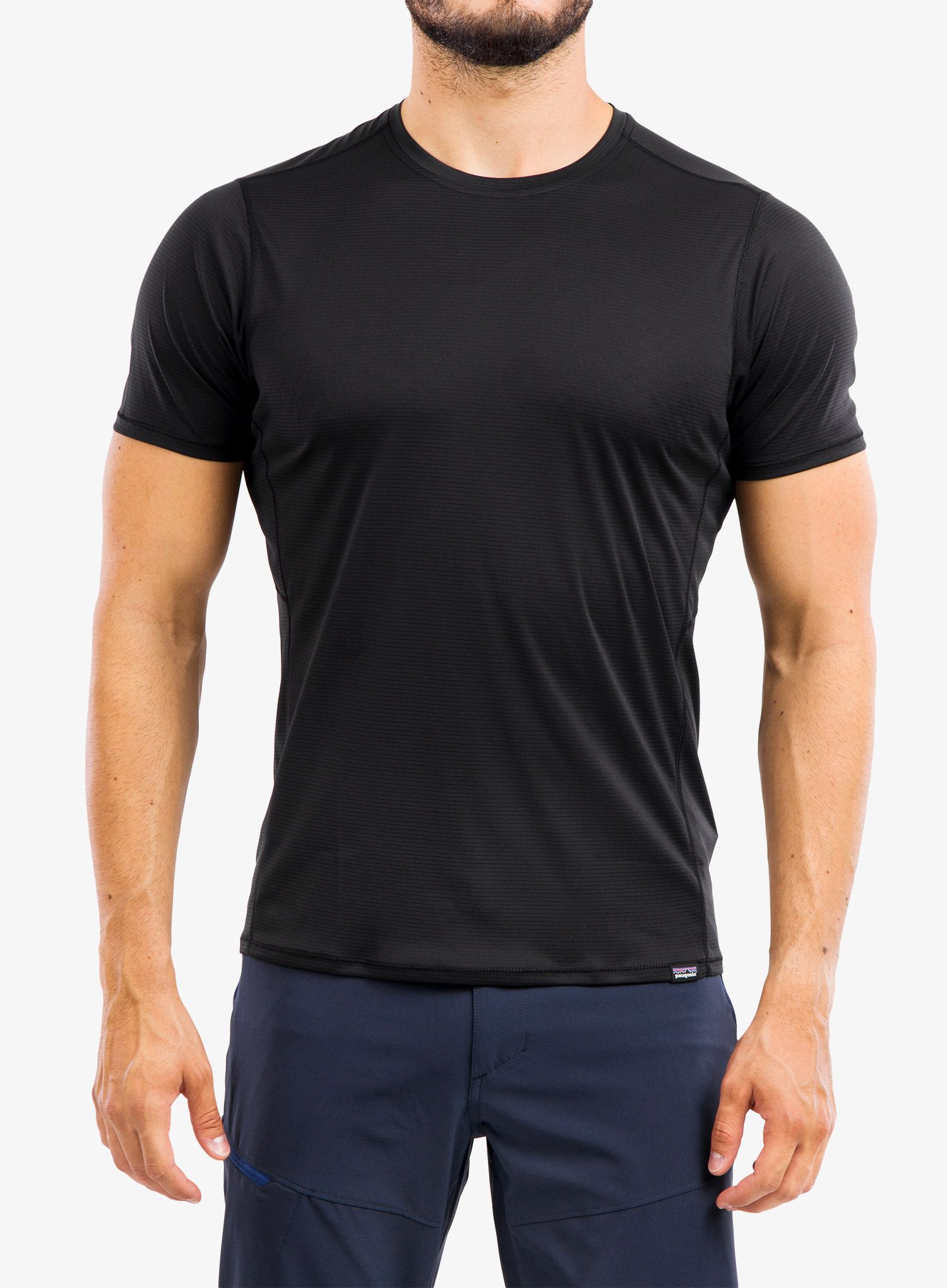 Rychleschnoucí tričko Patagonia Capilene Cool Lightweight Shirt - blk