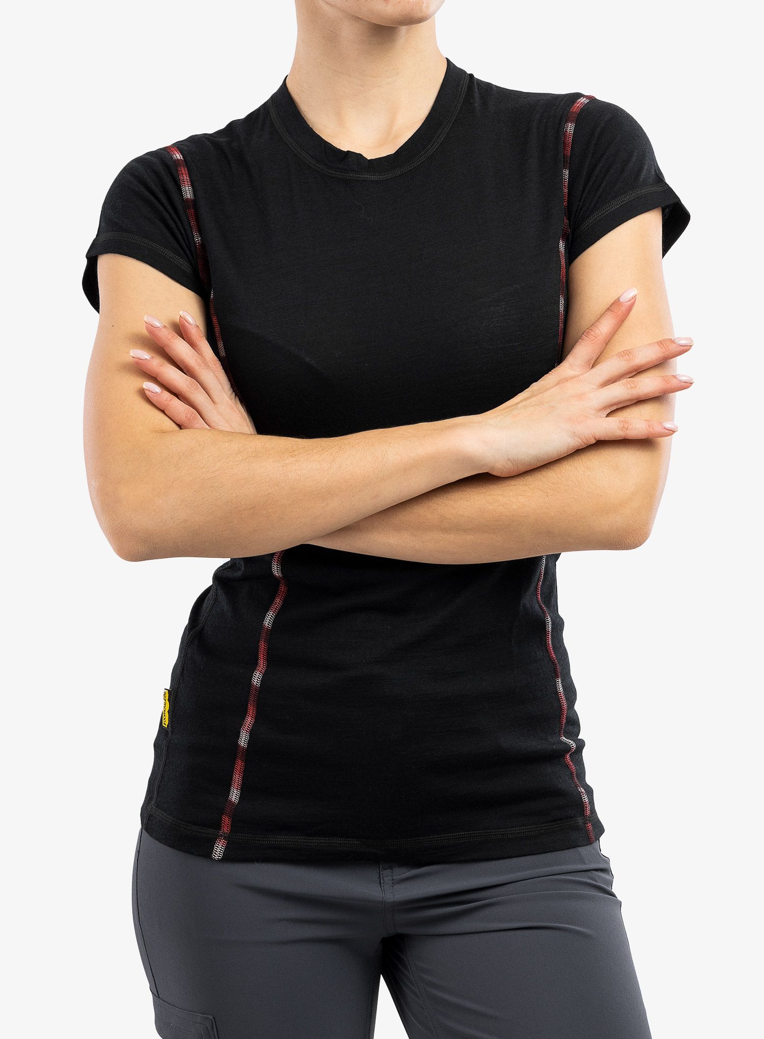 Dámské termoaktivní tričko Sensor Merino Air Tee SS - black