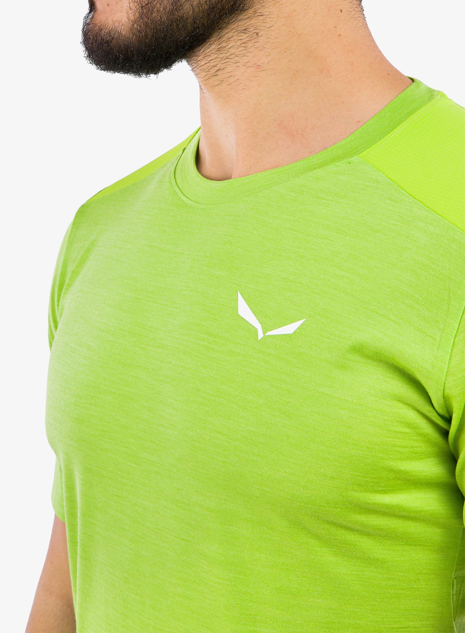 Termotriko Salewa Agner Merino T-shirt - pale frog