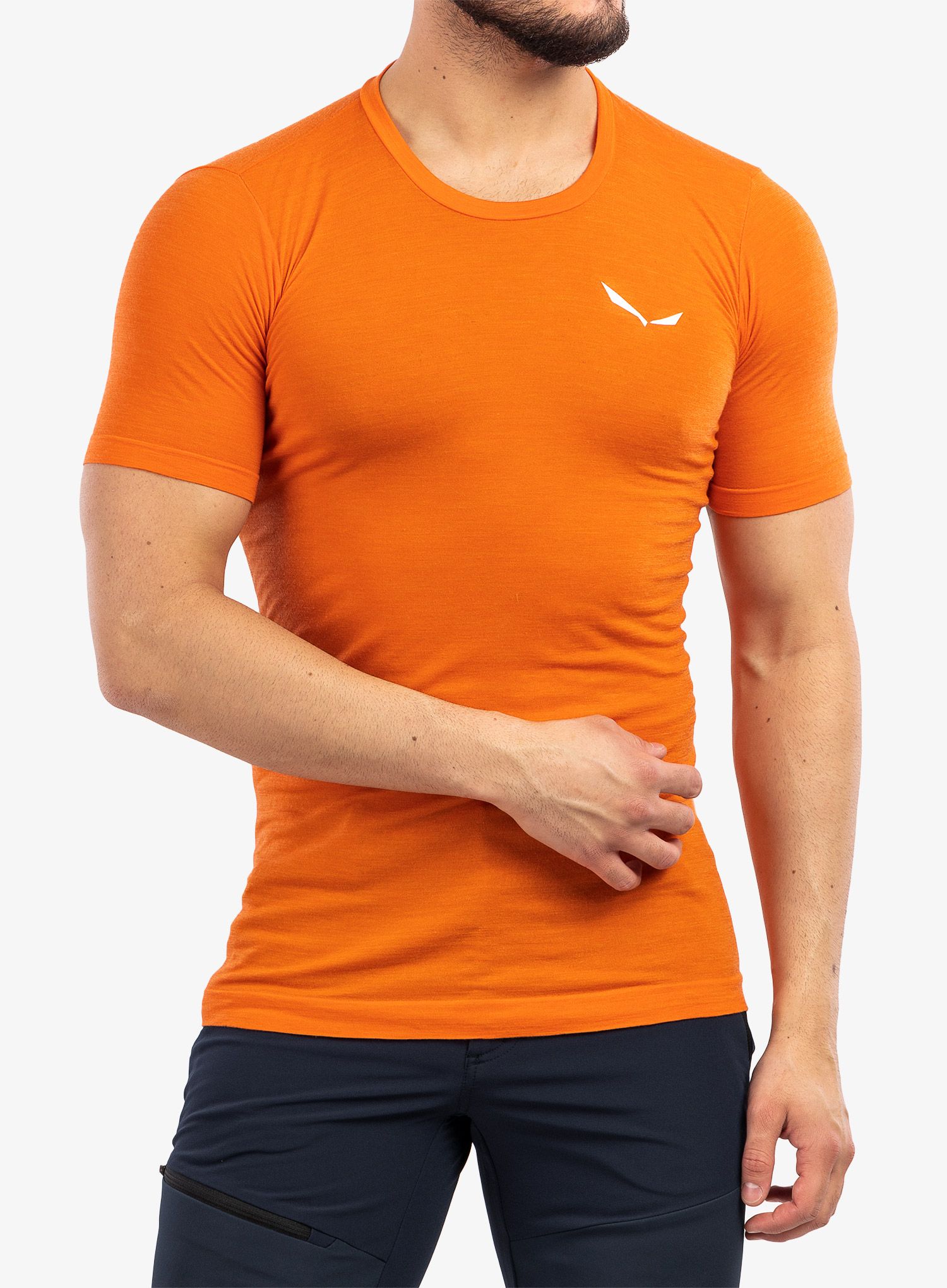 Funkční tričko Salewa Zebru Fresh AMR T-shirt - red orange