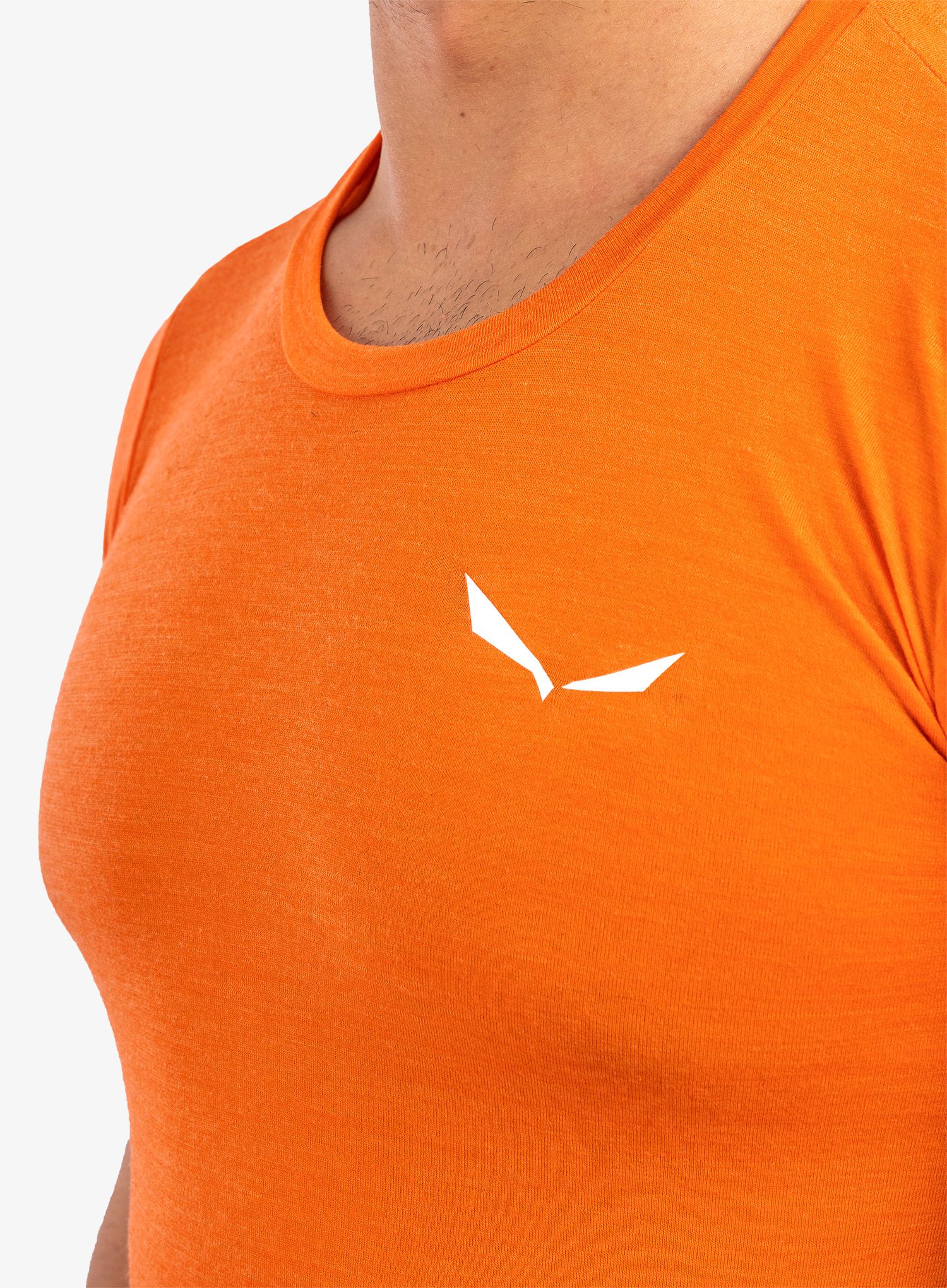Funkční tričko Salewa Zebru Fresh AMR T-shirt - red orange
