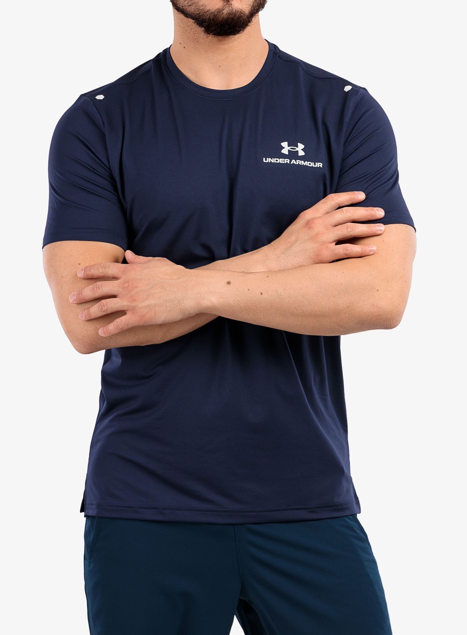 Tréninkové tričko Under Armour Rush Energy SS - navy/white