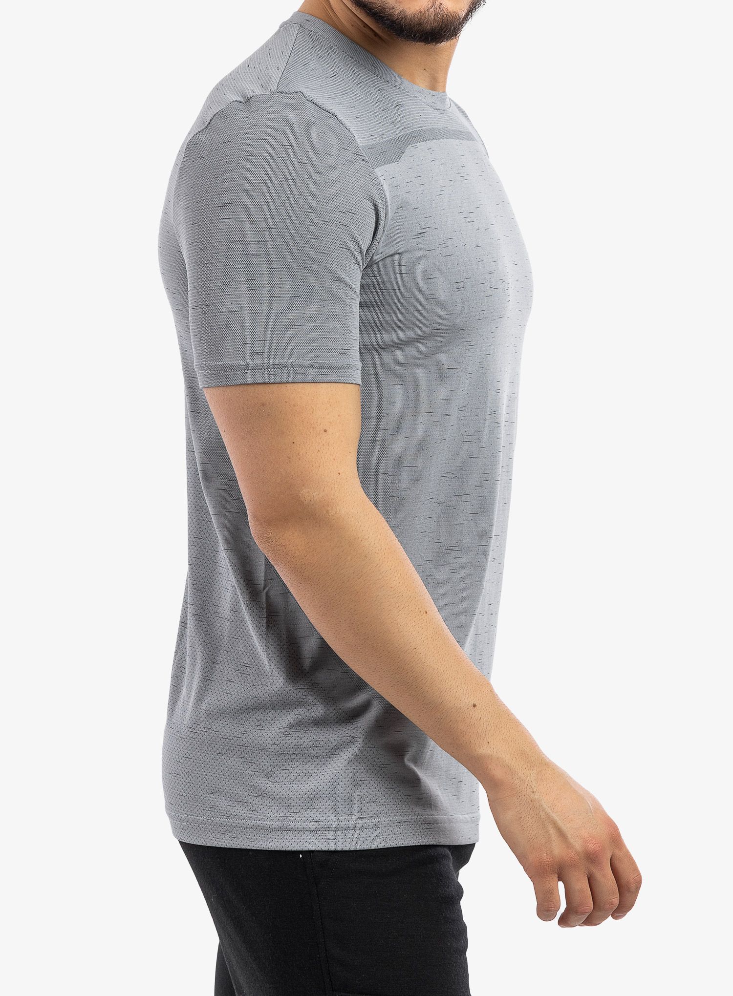 Tréninkové tričko Under Armour Seamless SS - mod gray/black