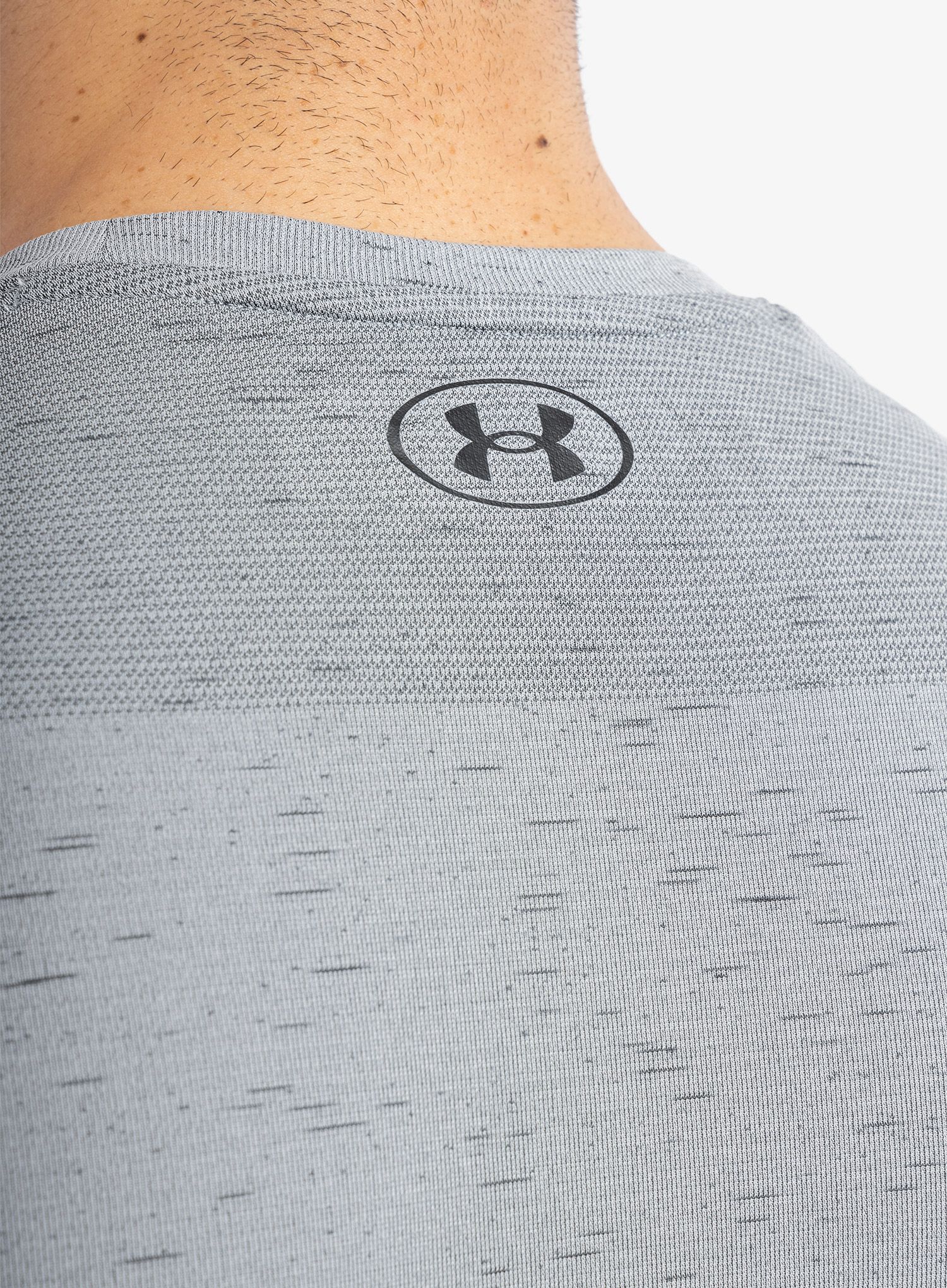 Tréninkové tričko Under Armour Seamless SS - mod gray/black