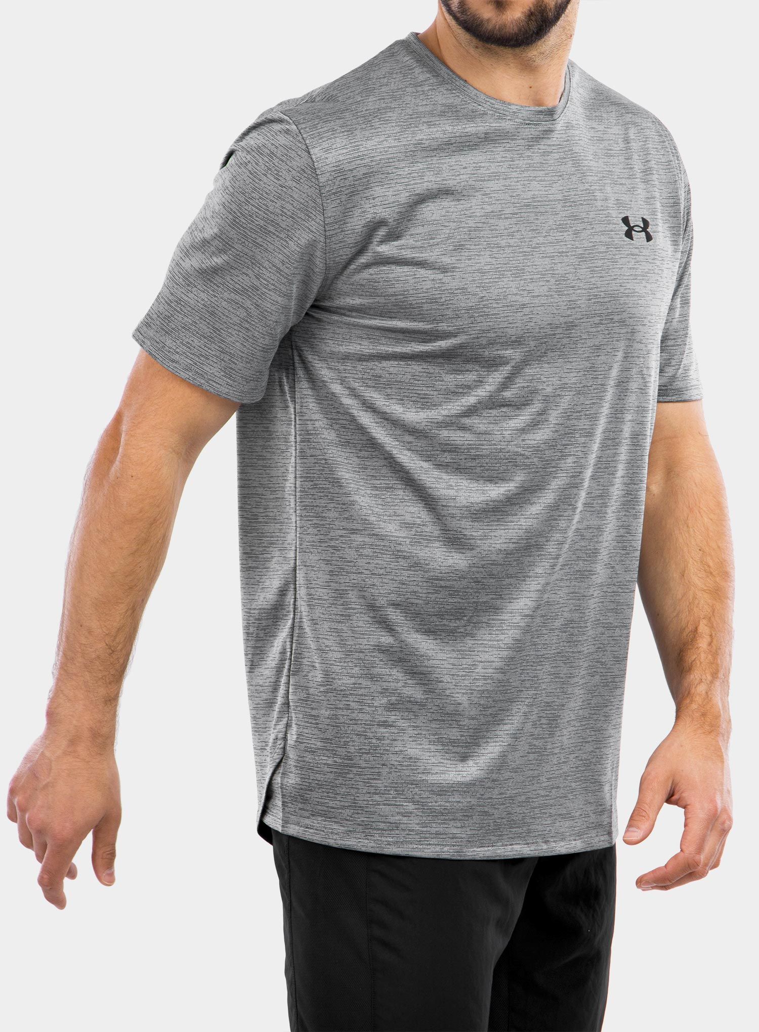 Tréninkové tričko Under Armour Training Vent 2.0 S/S - p.gray/black