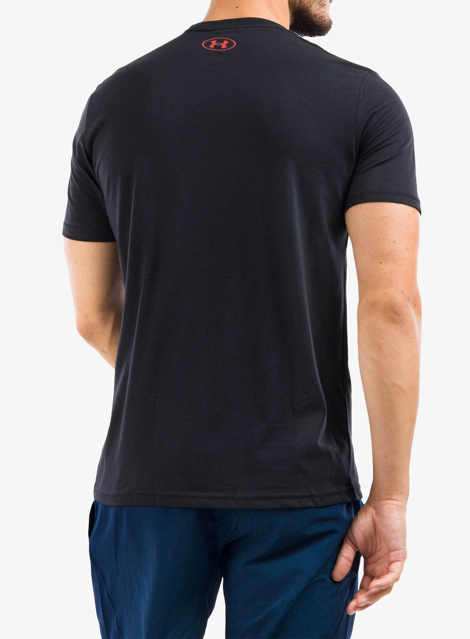 Tričko Under Armour GL Foundation SS T - black/white/red