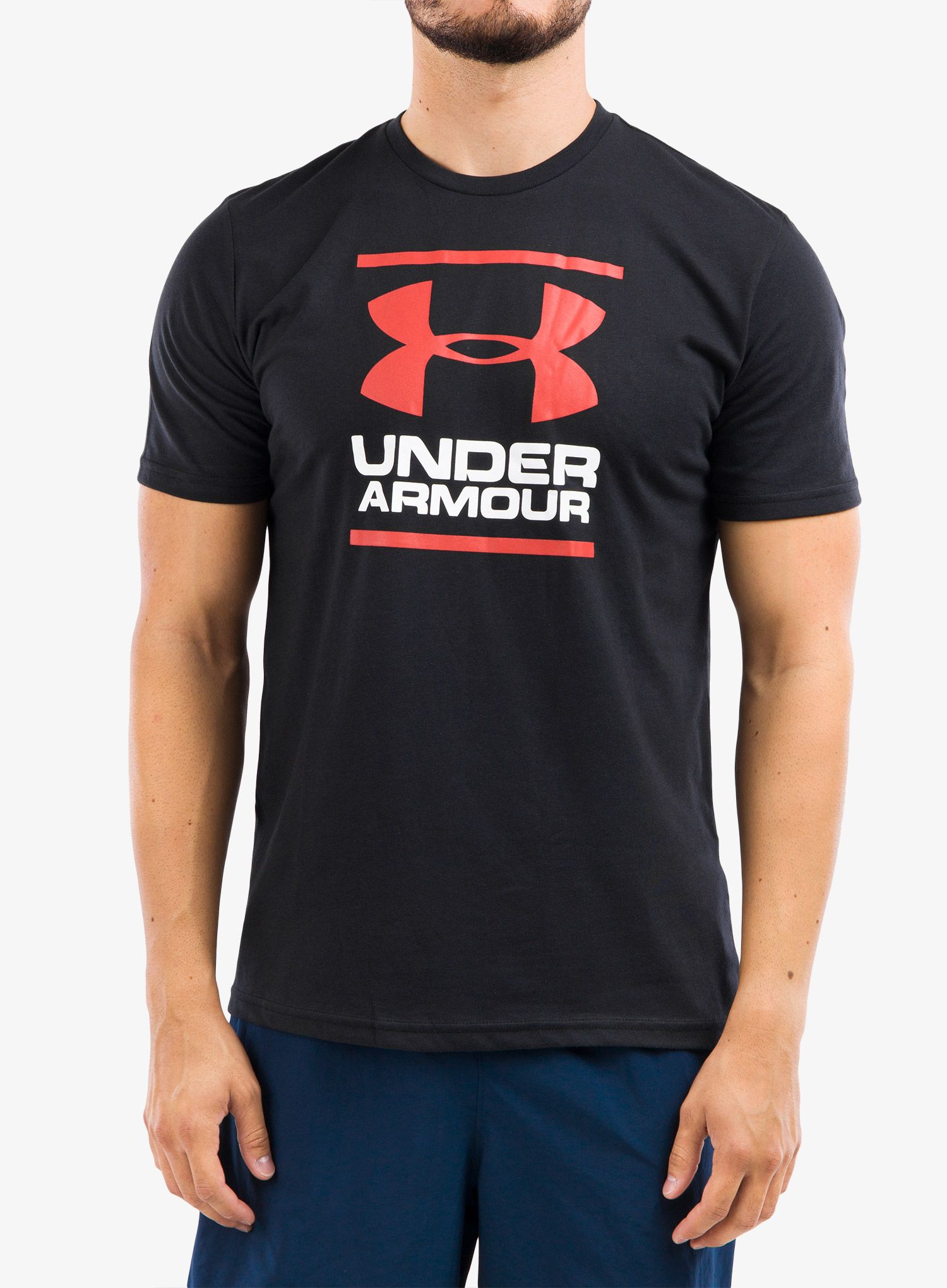 Tričko Under Armour GL Foundation SS T - black/white/red
